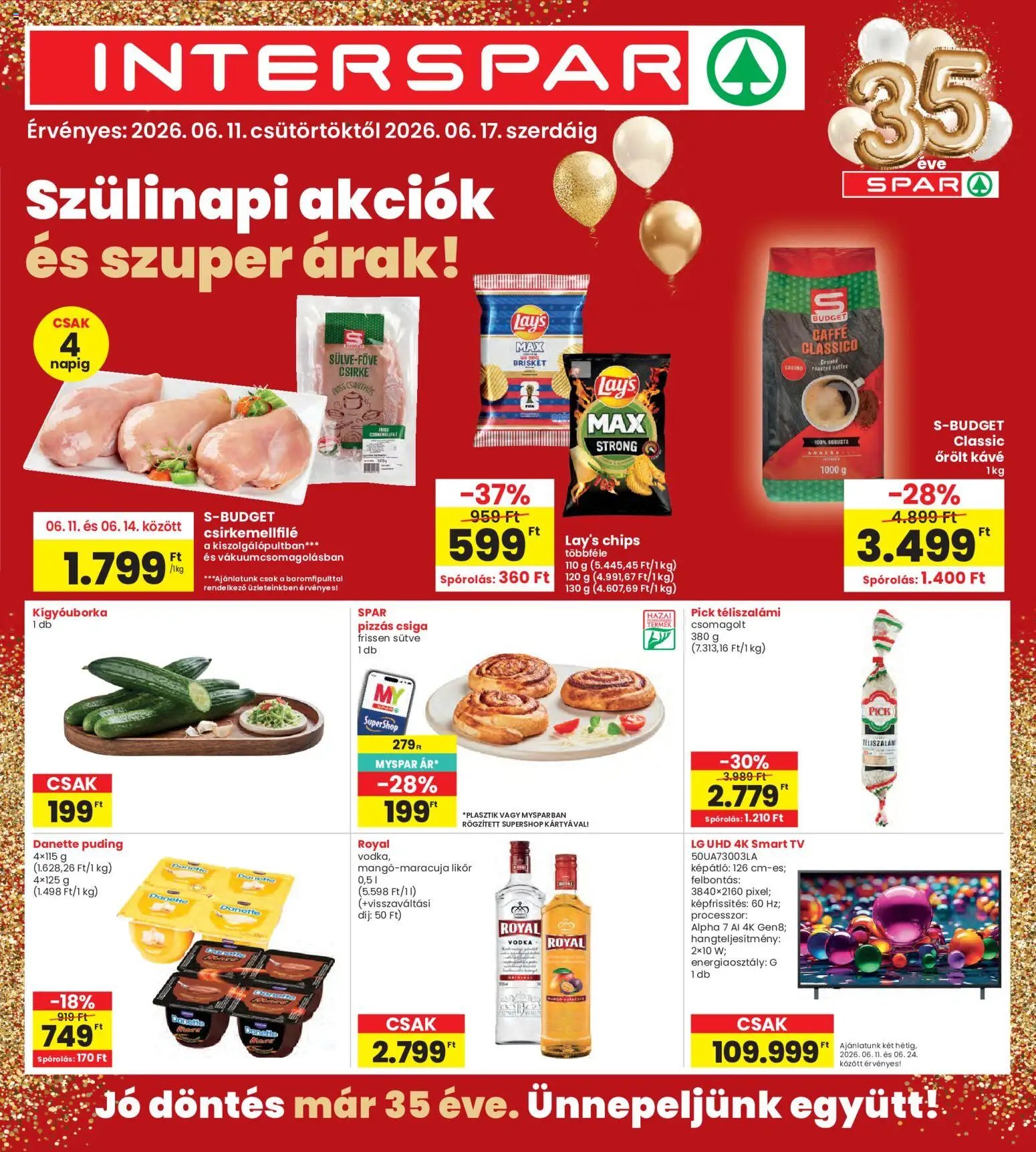 Interspar újság 2026.06.11. Interspar akciós újság