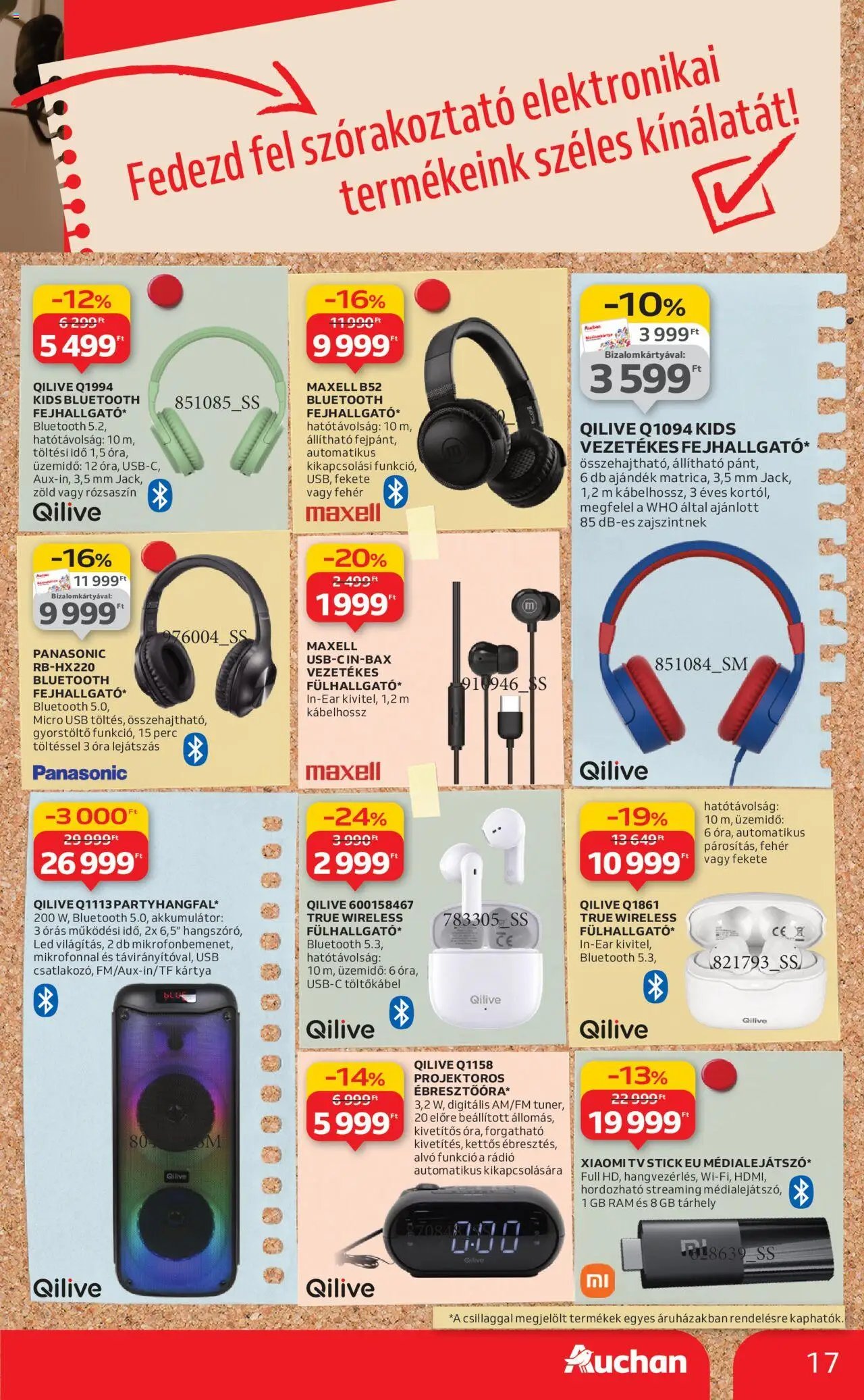 Auchan újság 2025.08.21. Hipermarket tamévkezdési ajánlataink (2025-08-21 - 2025-09-10)