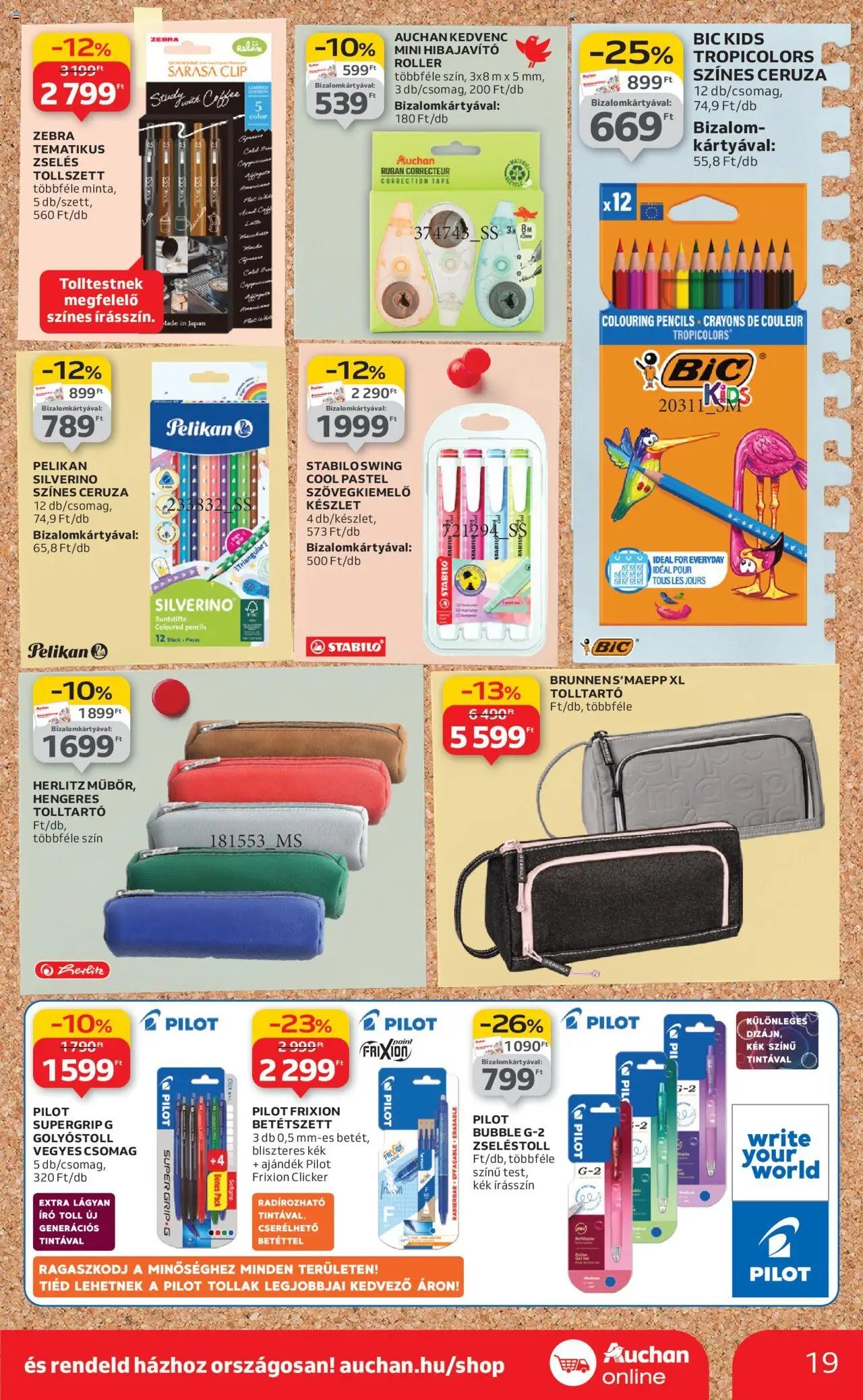 Auchan újság 2025.08.21. Hipermarket tamévkezdési ajánlataink (2025-08-21 - 2025-09-10)