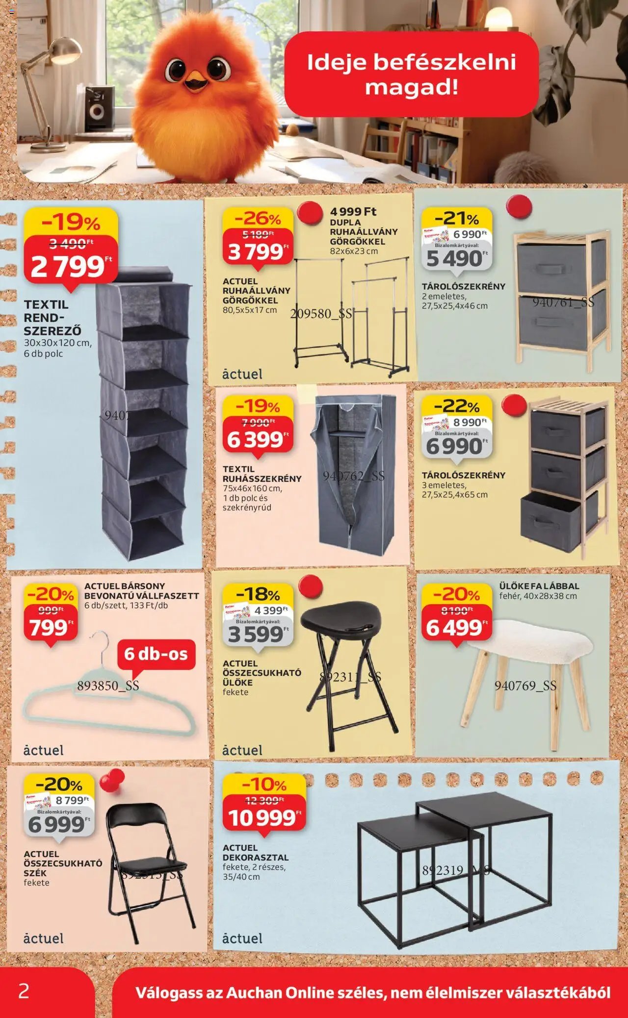 Auchan újság 2025.08.21. Hipermarket tamévkezdési ajánlataink (2025-08-21 - 2025-09-10)