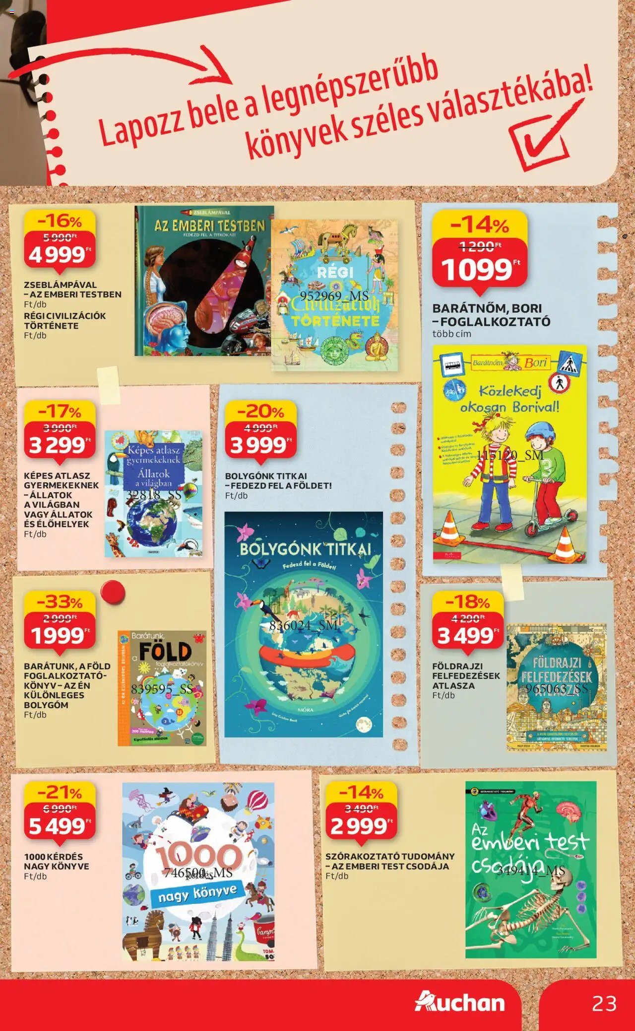 Auchan újság 2025.08.21. Hipermarket tamévkezdési ajánlataink (2025-08-21 - 2025-09-10)