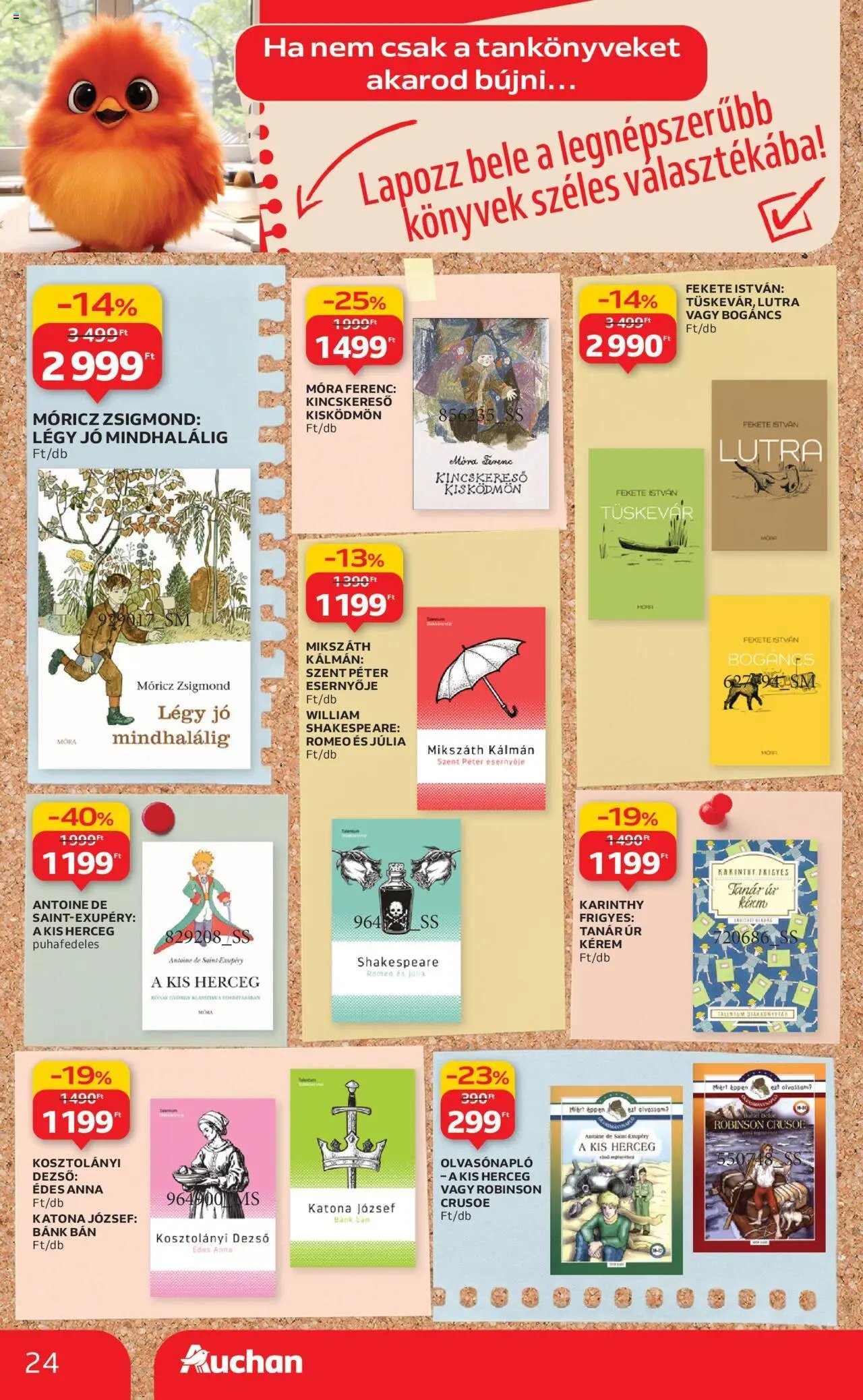 Auchan újság 2025.08.21. Hipermarket tamévkezdési ajánlataink (2025-08-21 - 2025-09-10)