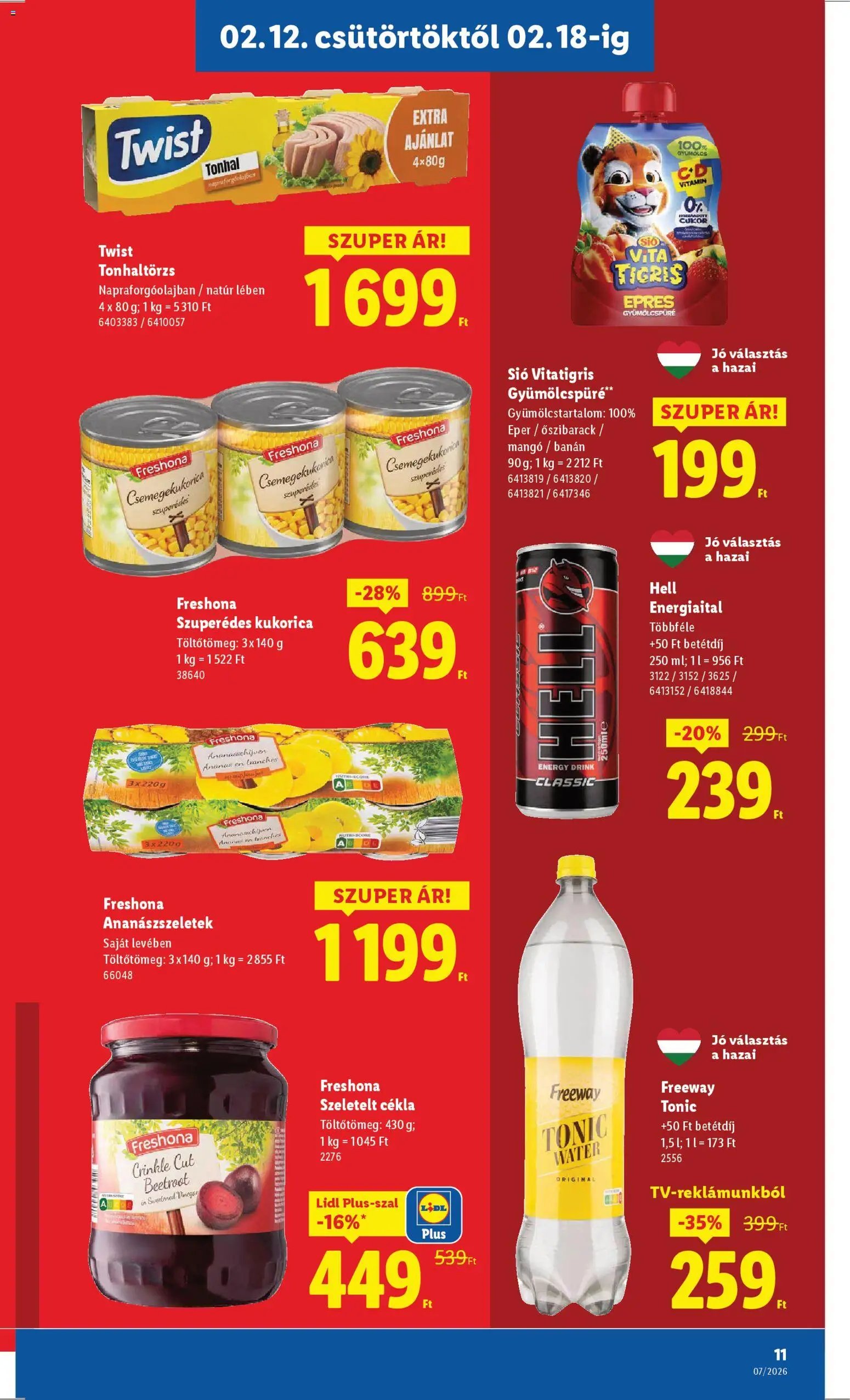 Lidl újság 2026.02.12. Akciós újság Lidl (2026-02-12 - 2026-02-18)