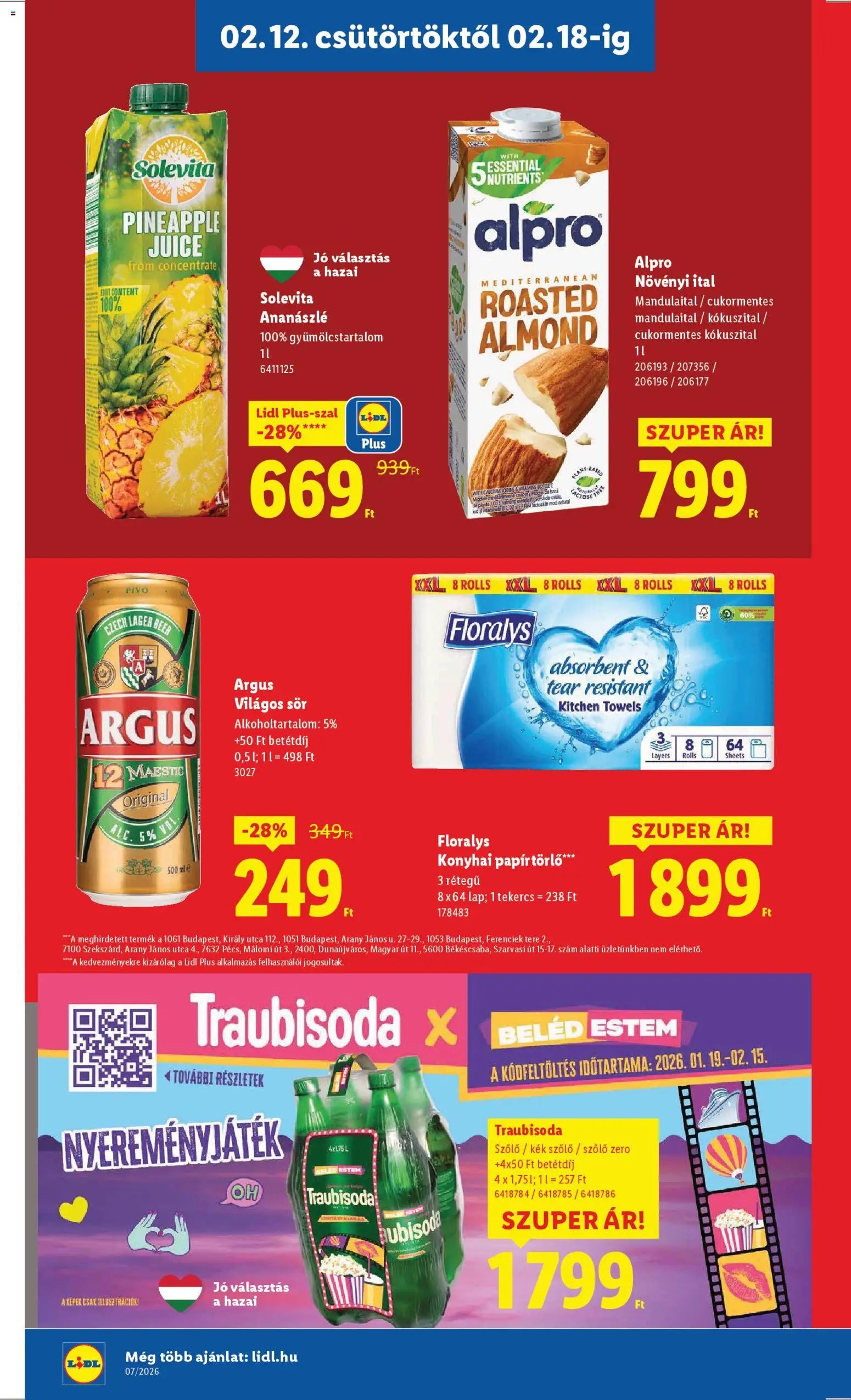 Lidl újság 2026.02.12. Akciós újság Lidl (2026-02-12 - 2026-02-18)