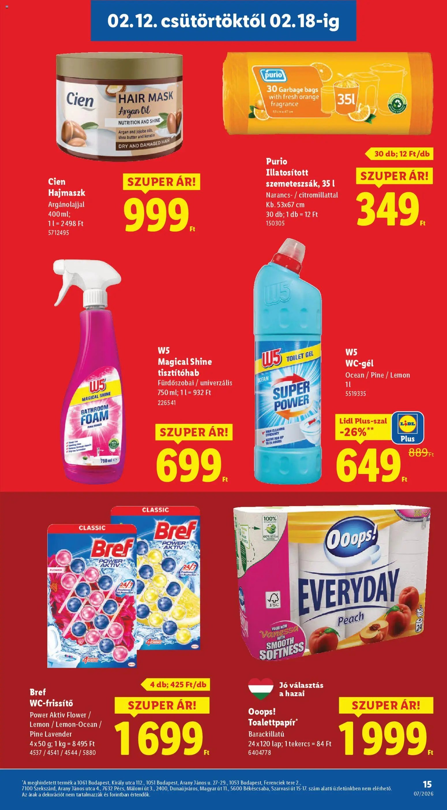 Lidl újság 2026.02.12. Akciós újság Lidl (2026-02-12 - 2026-02-18)