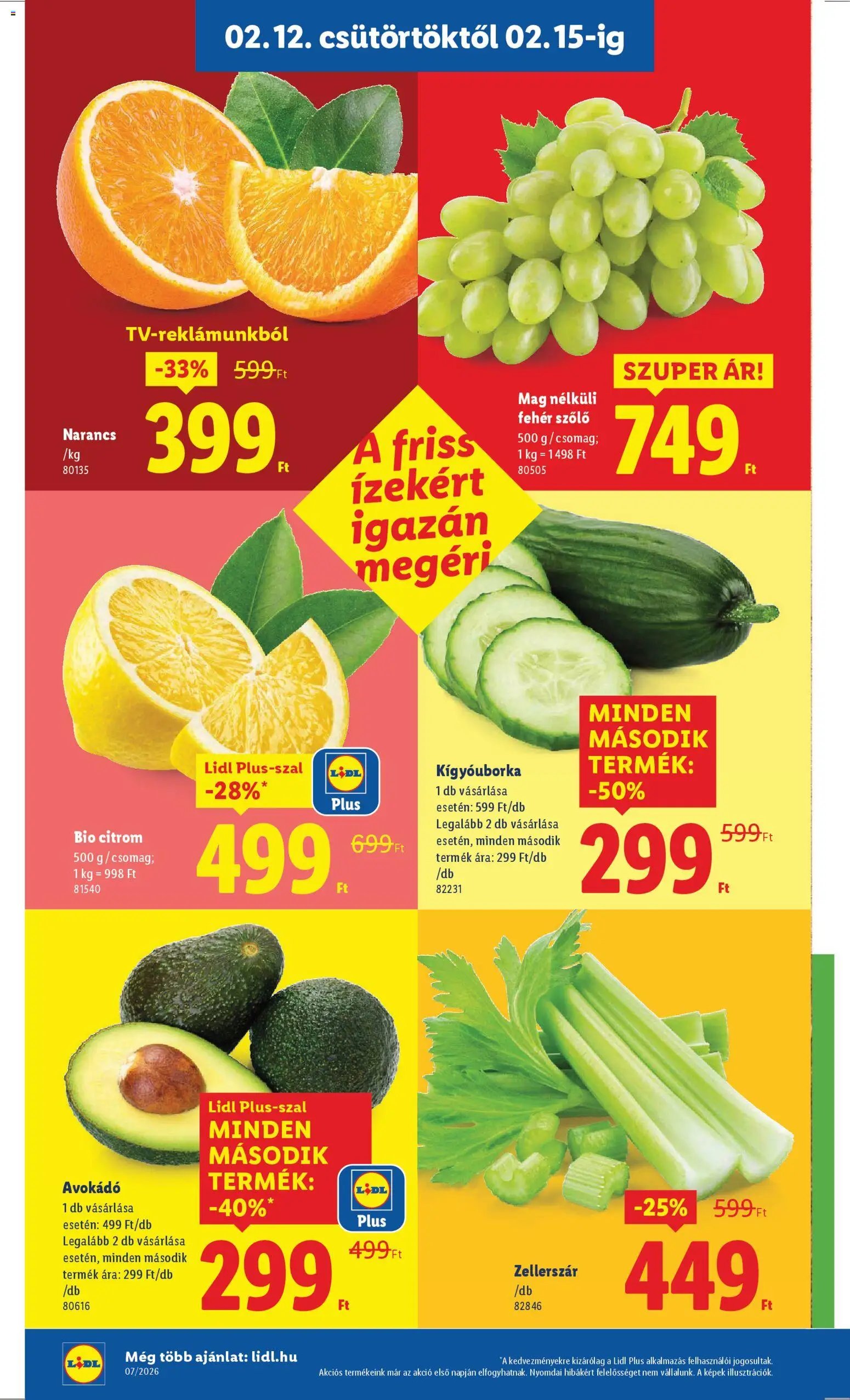 Lidl újság 2026.02.12. Akciós újság Lidl (2026-02-12 - 2026-02-18)