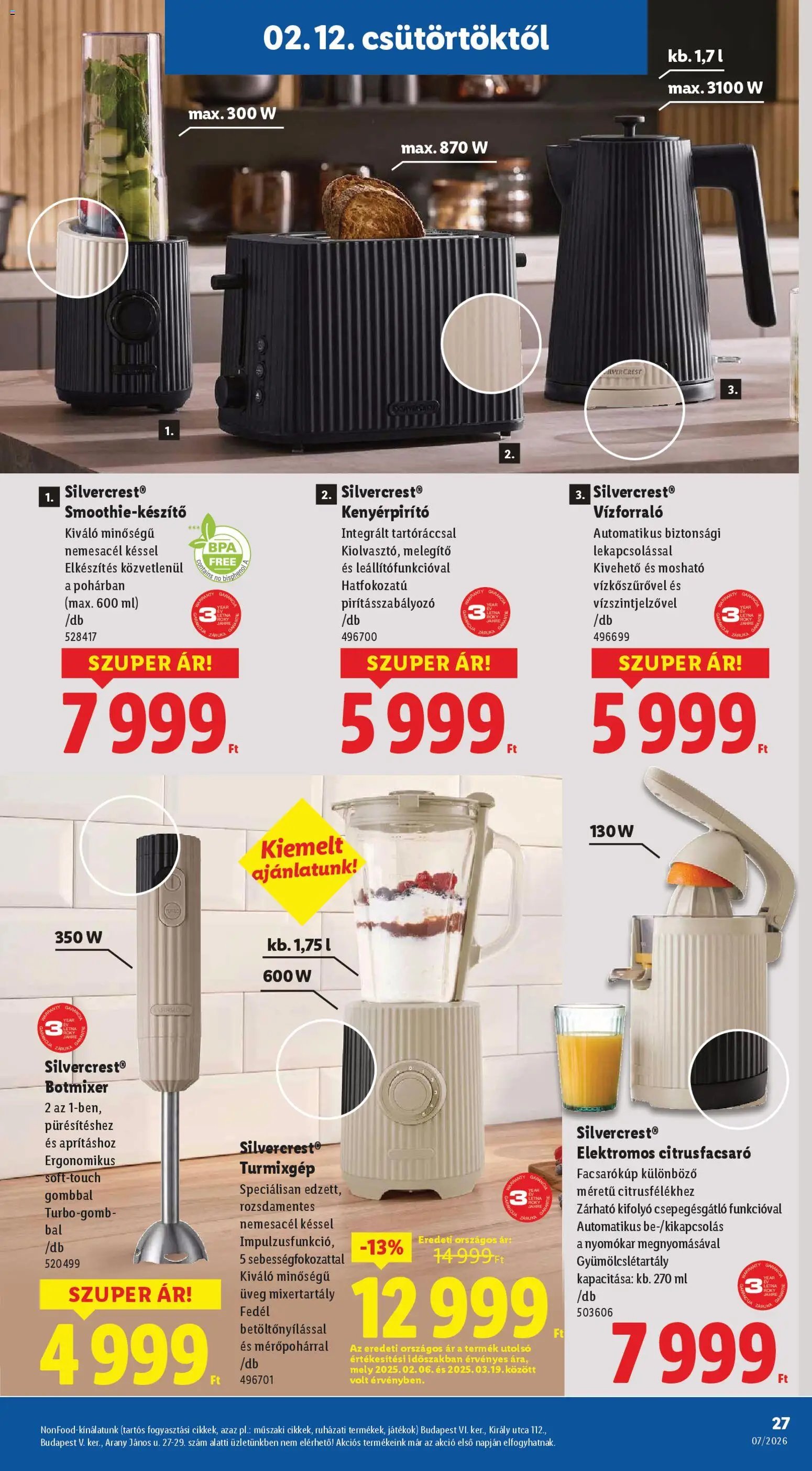 Lidl újság 2026.02.12. Akciós újság Lidl (2026-02-12 - 2026-02-18)