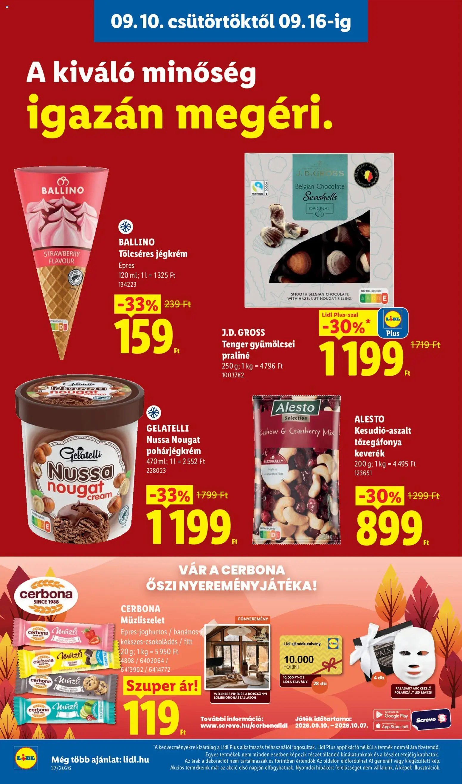 Lidl újság 2026.09.10. Lidl akciós újság