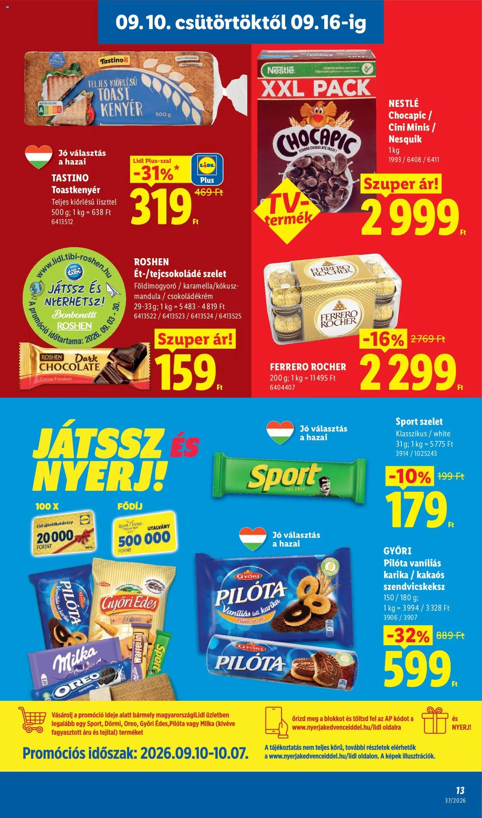 Lidl újság 2026.09.10. Lidl akciós újság