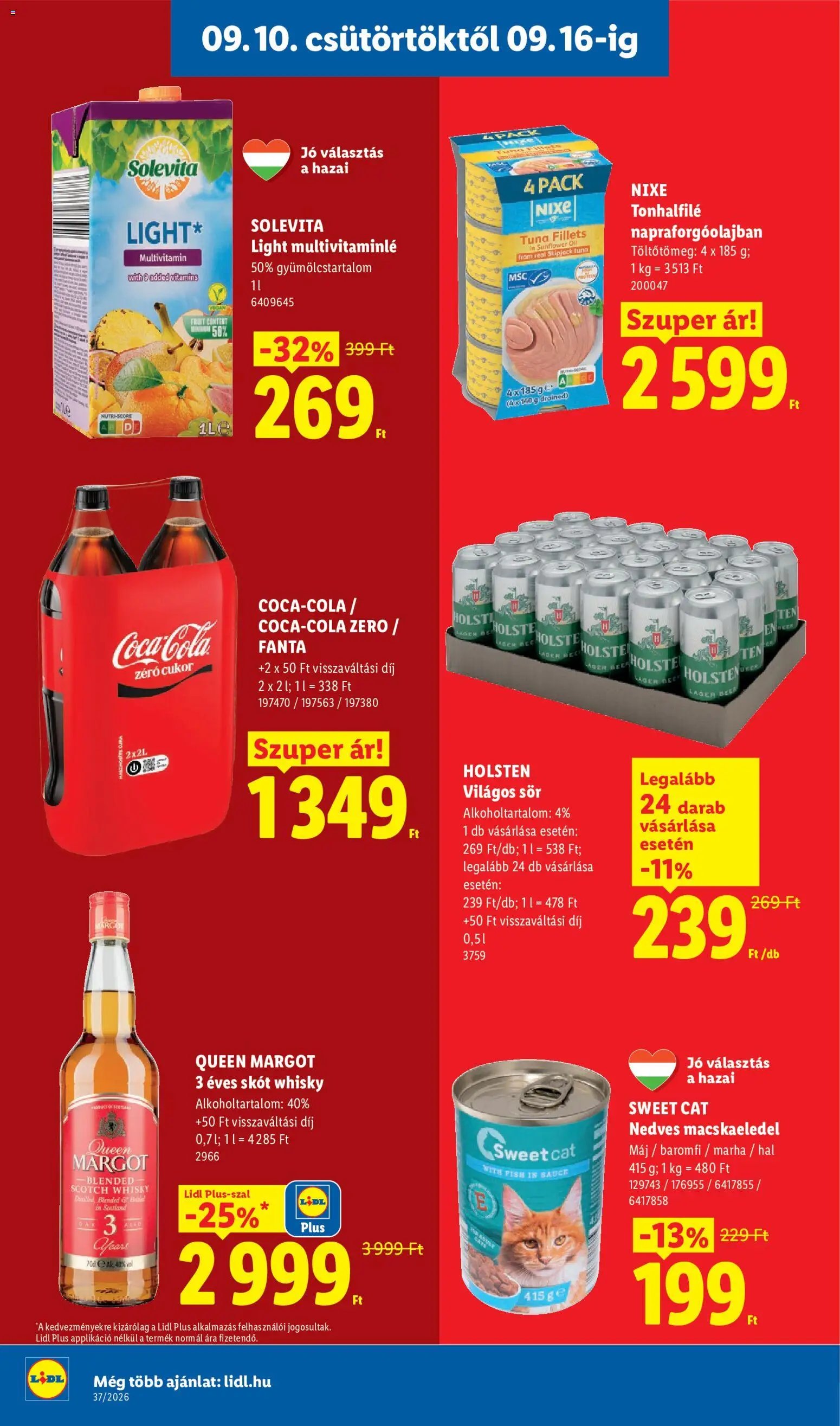 Lidl újság 2026.09.10. Lidl akciós újság