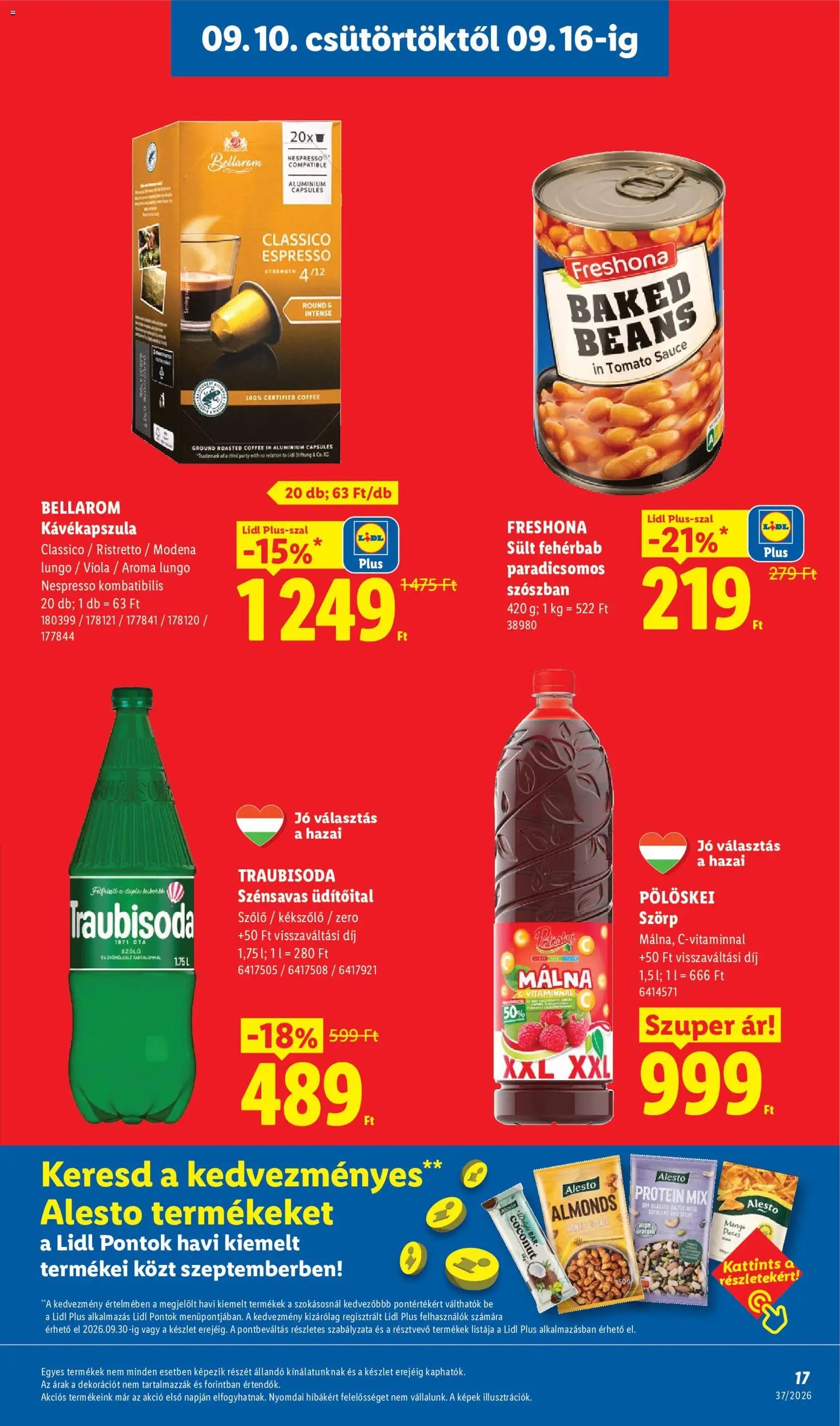 Lidl újság 2026.09.10. Lidl akciós újság