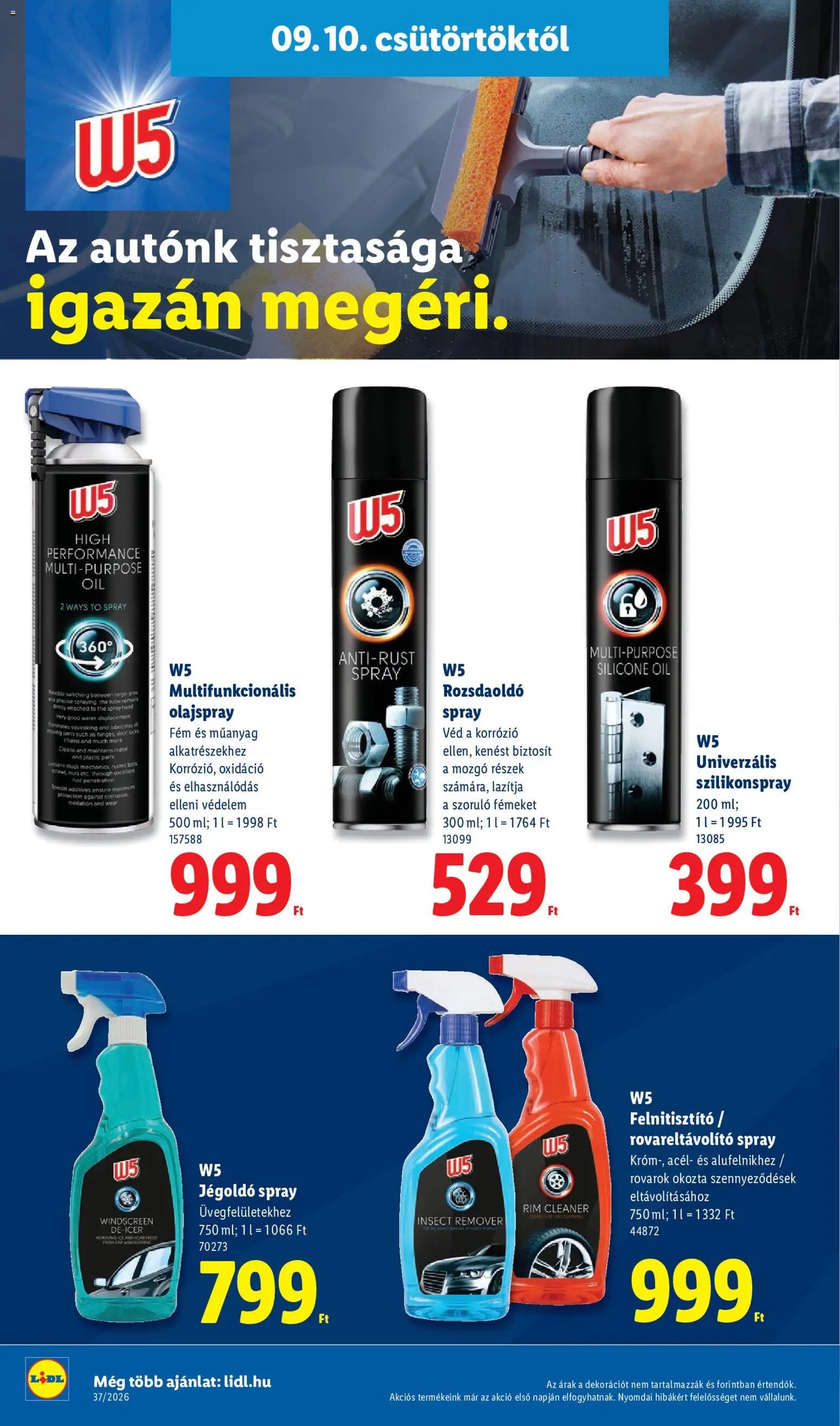 Lidl újság 2026.09.10. Lidl akciós újság