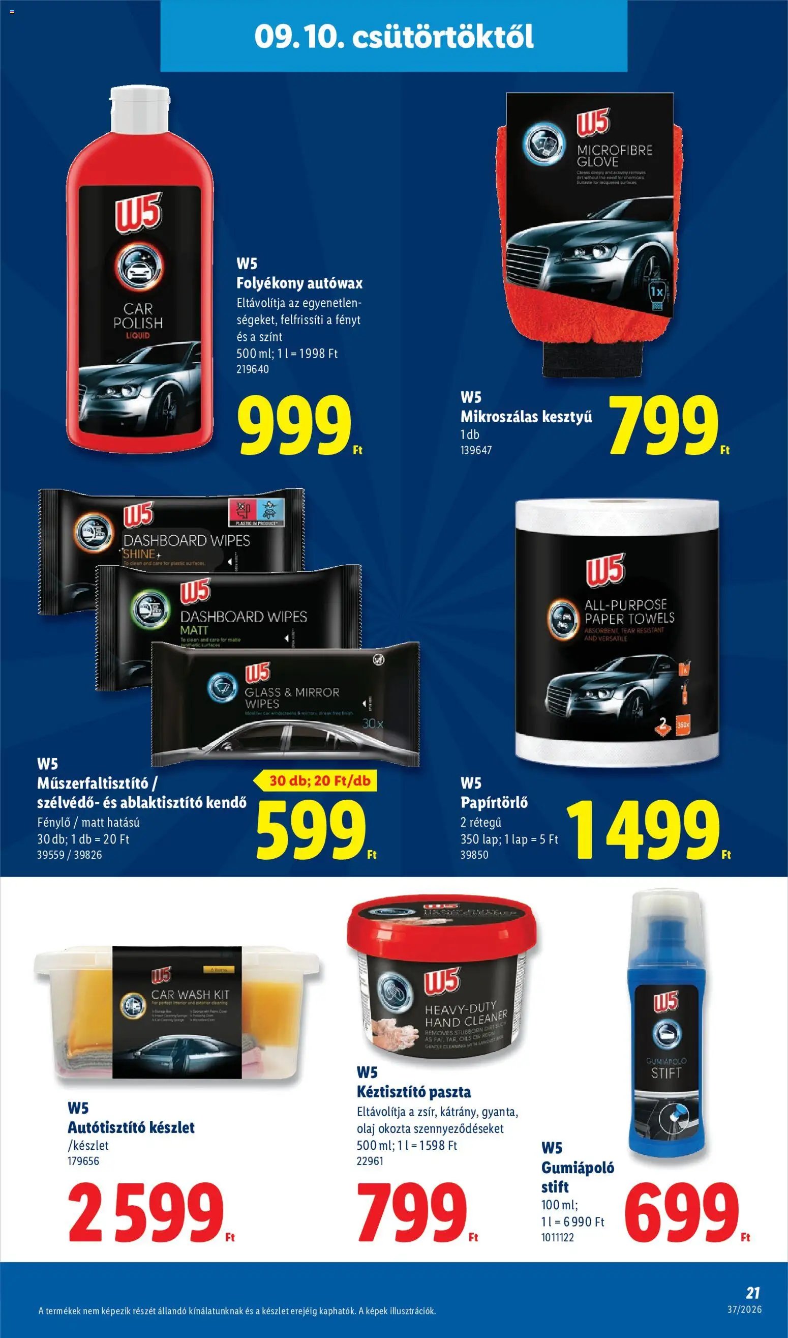 Lidl újság 2026.09.10. Lidl akciós újság