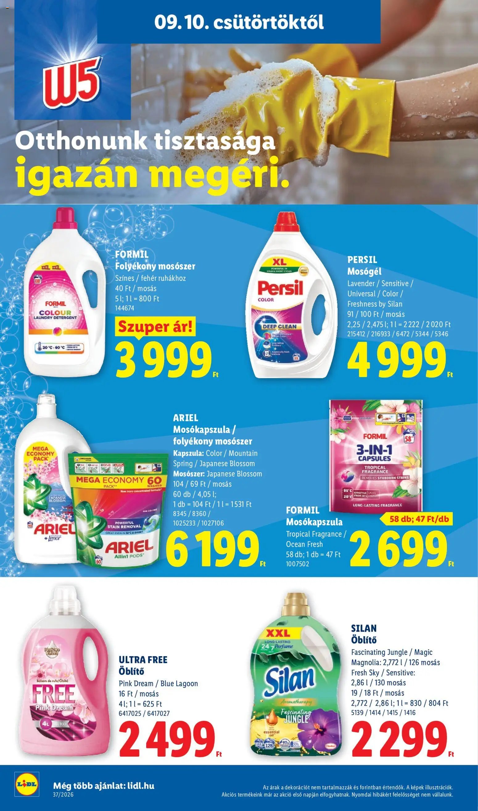 Lidl újság 2026.09.10. Lidl akciós újság