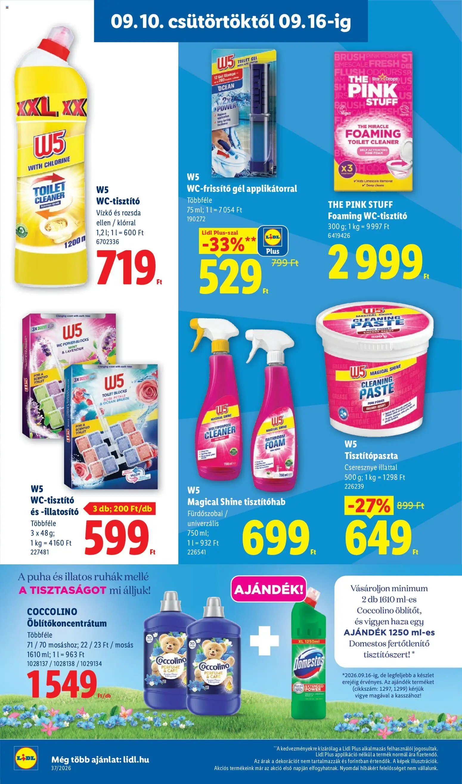 Lidl újság 2026.09.10. Lidl akciós újság