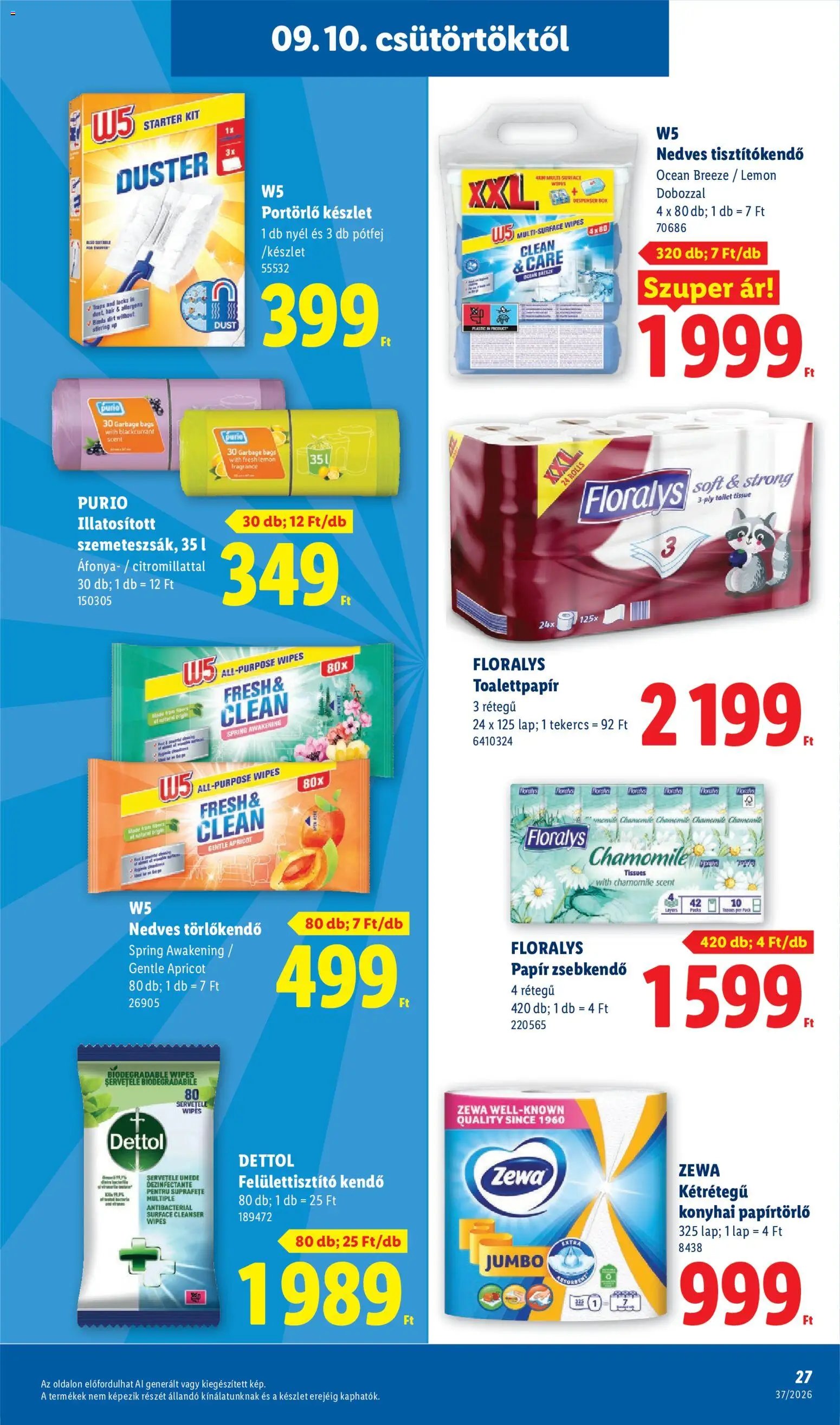 Lidl újság 2026.09.10. Lidl akciós újság