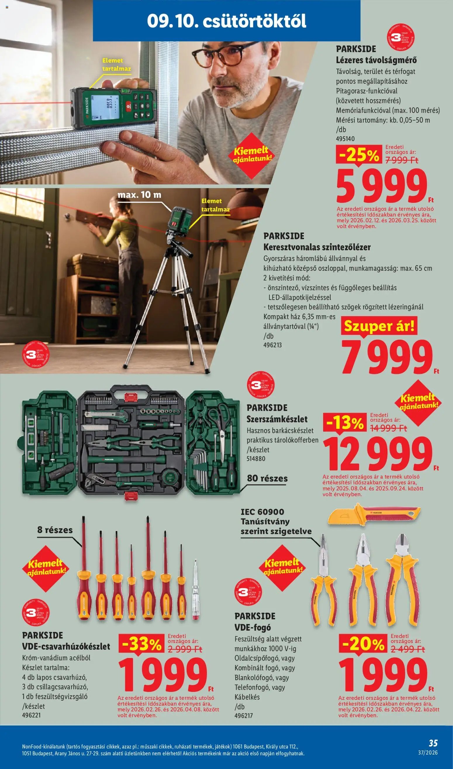 Lidl újság 2026.09.10. Lidl akciós újság