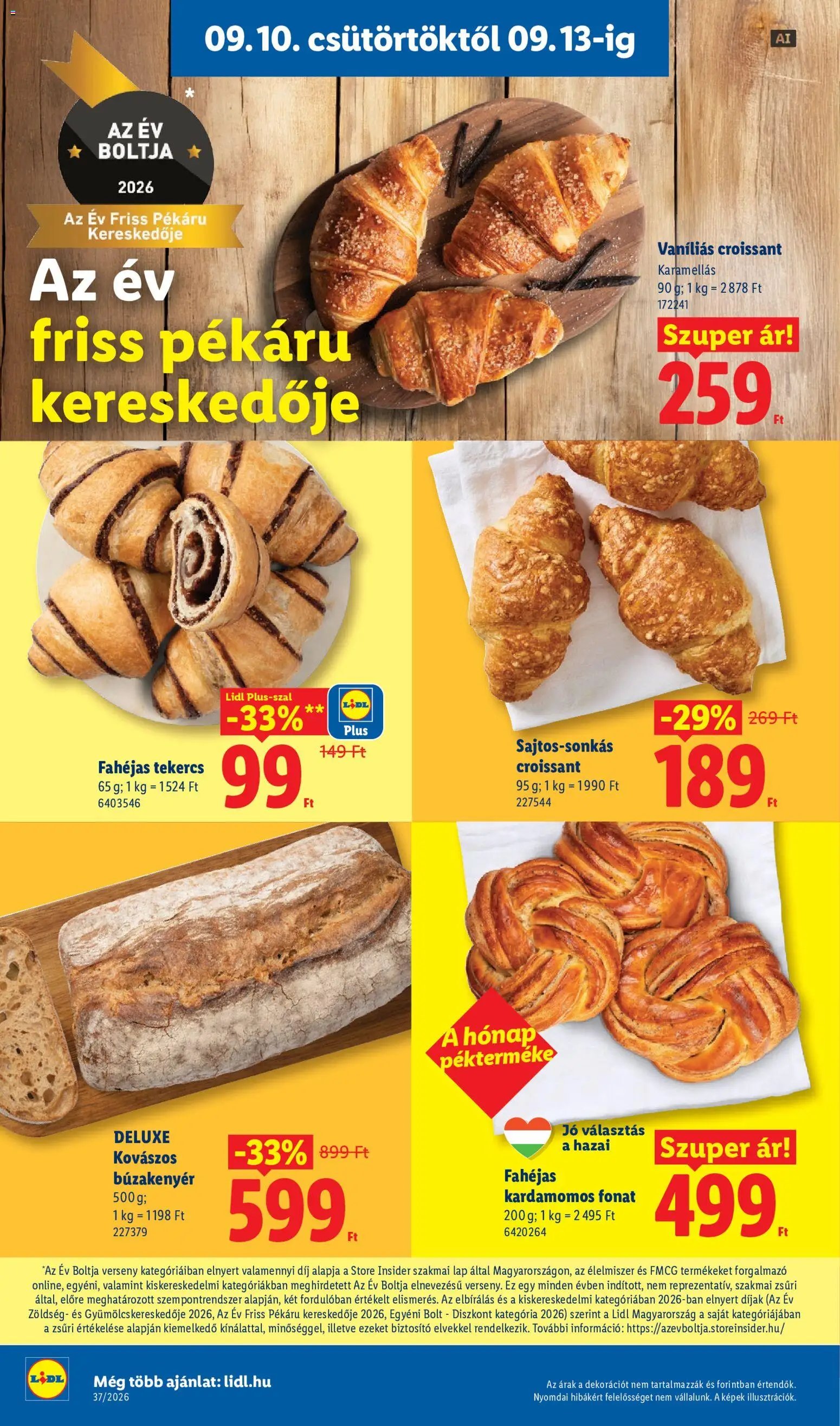 Lidl újság 2026.09.10. Lidl akciós újság