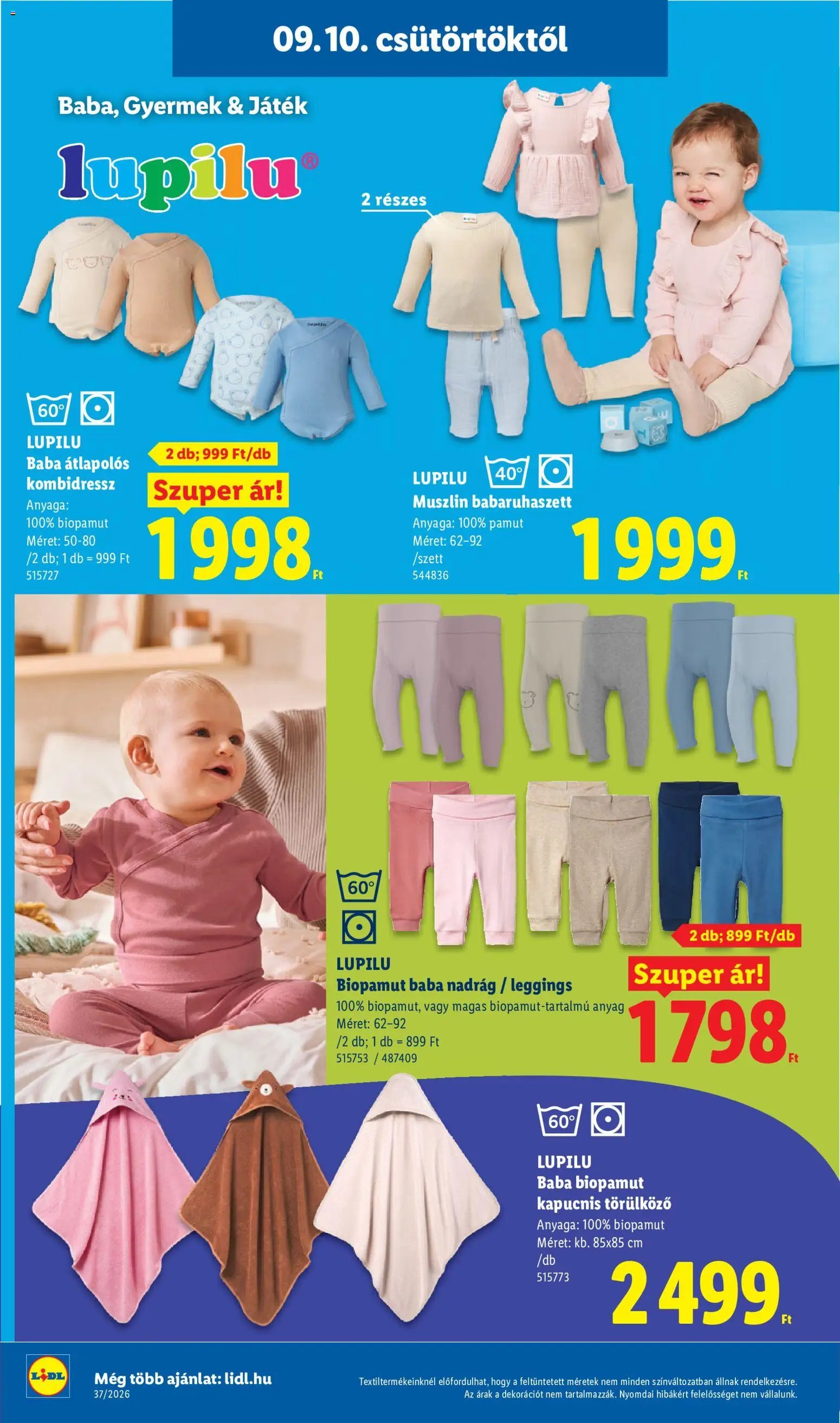 Lidl újság 2026.09.10. Lidl akciós újság