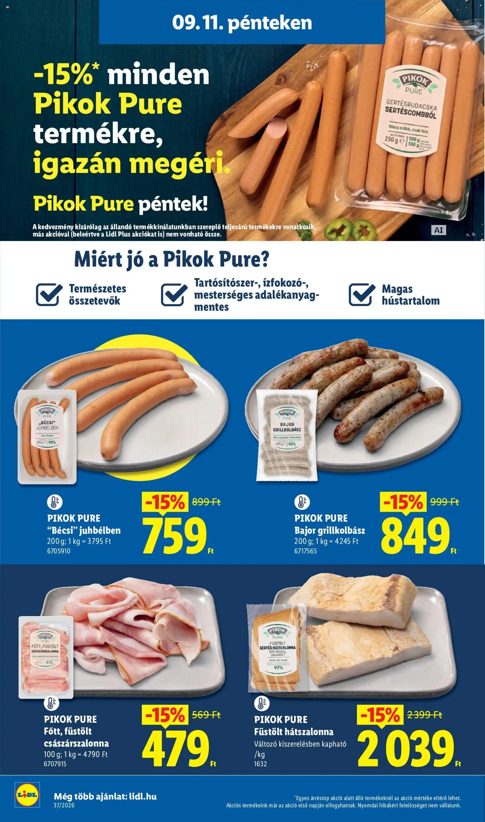 Lidl újság 2026.09.10. Lidl akciós újság