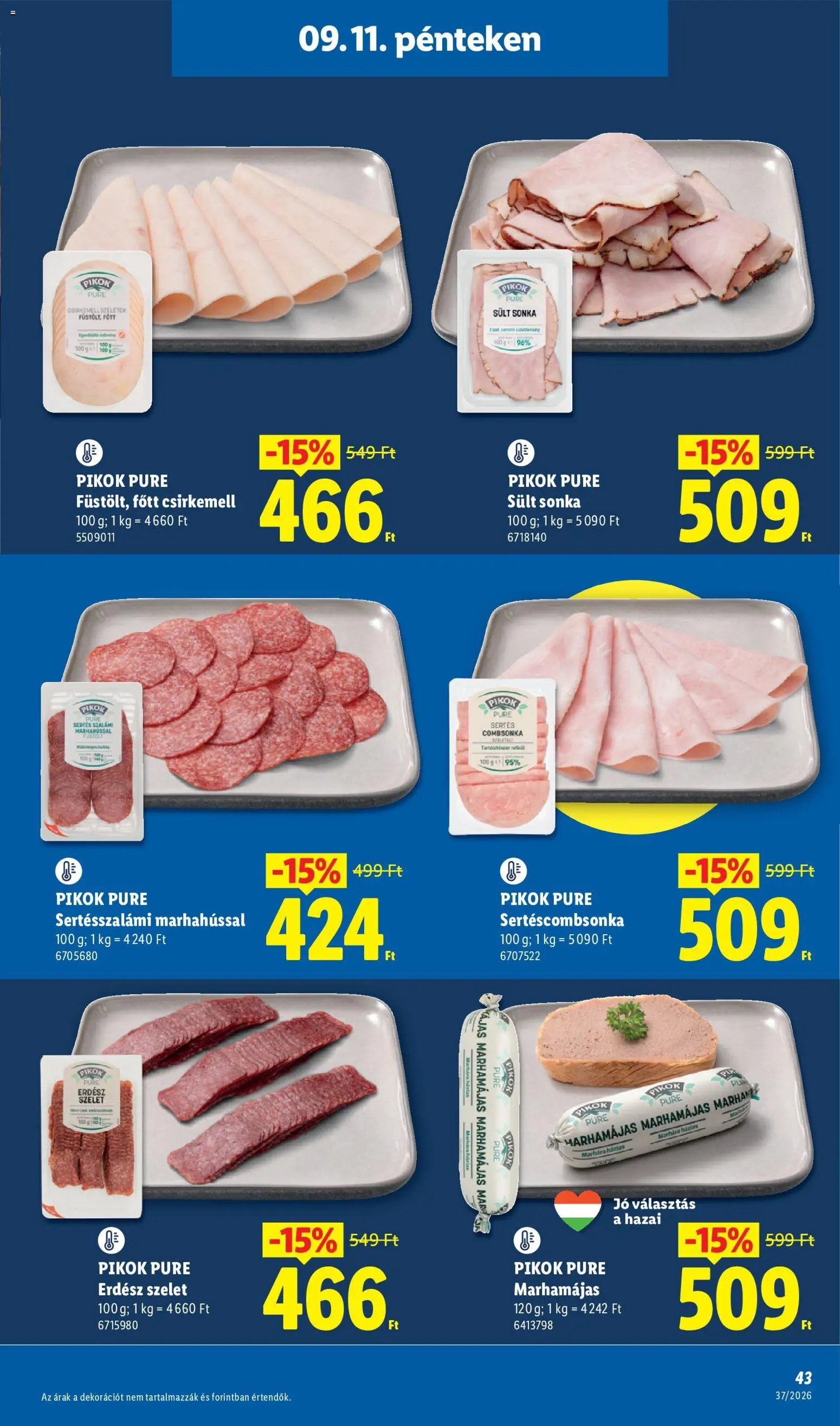 Lidl újság 2026.09.10. Lidl akciós újság