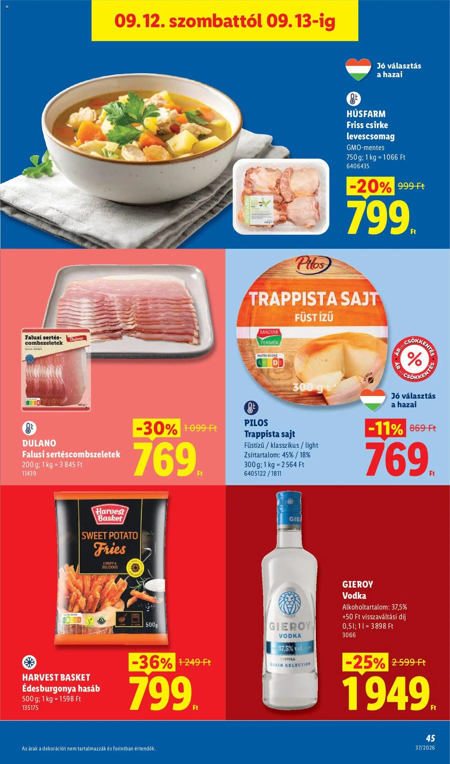 Lidl újság 2026.09.10. Lidl akciós újság