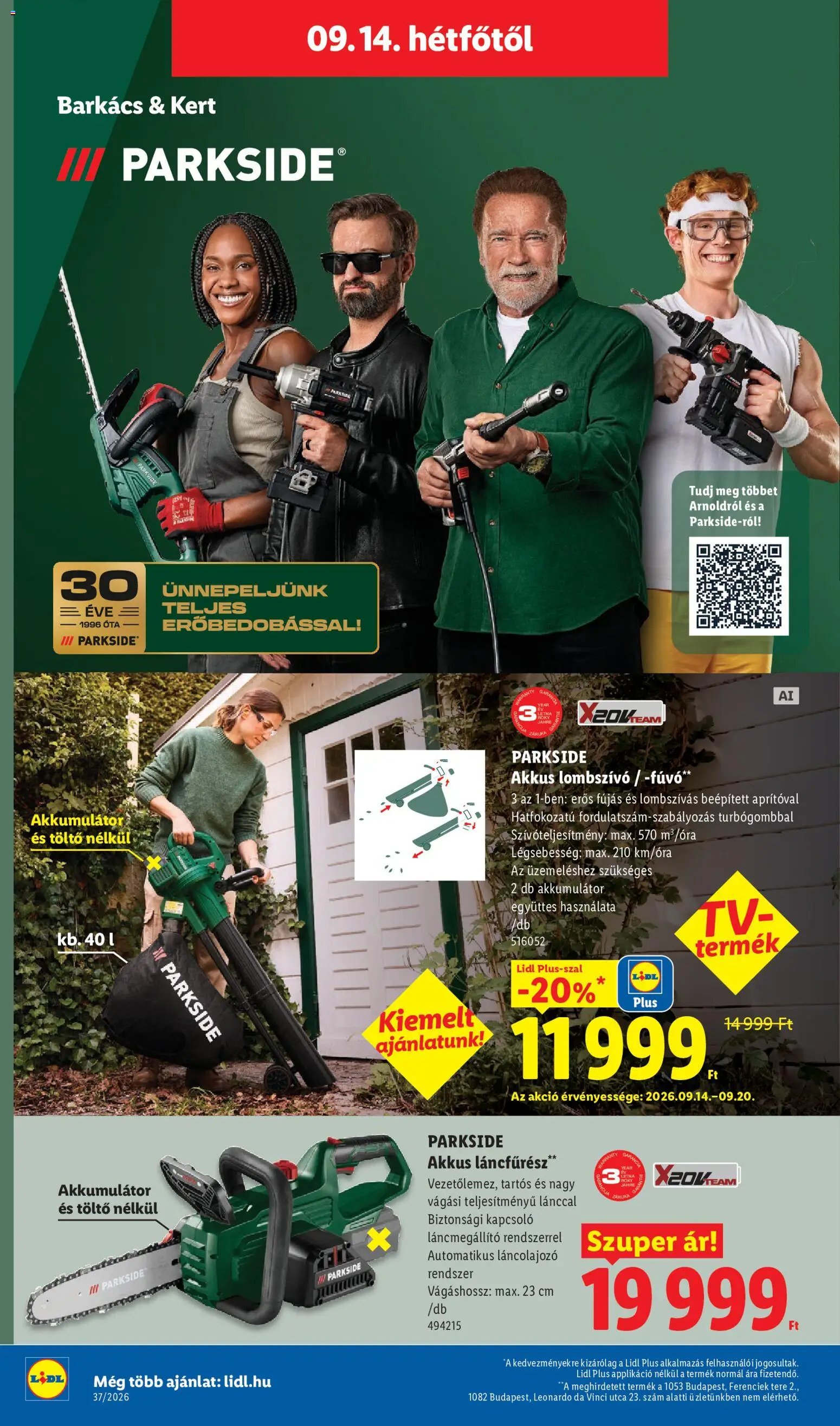 Lidl újság 2026.09.10. Lidl akciós újság