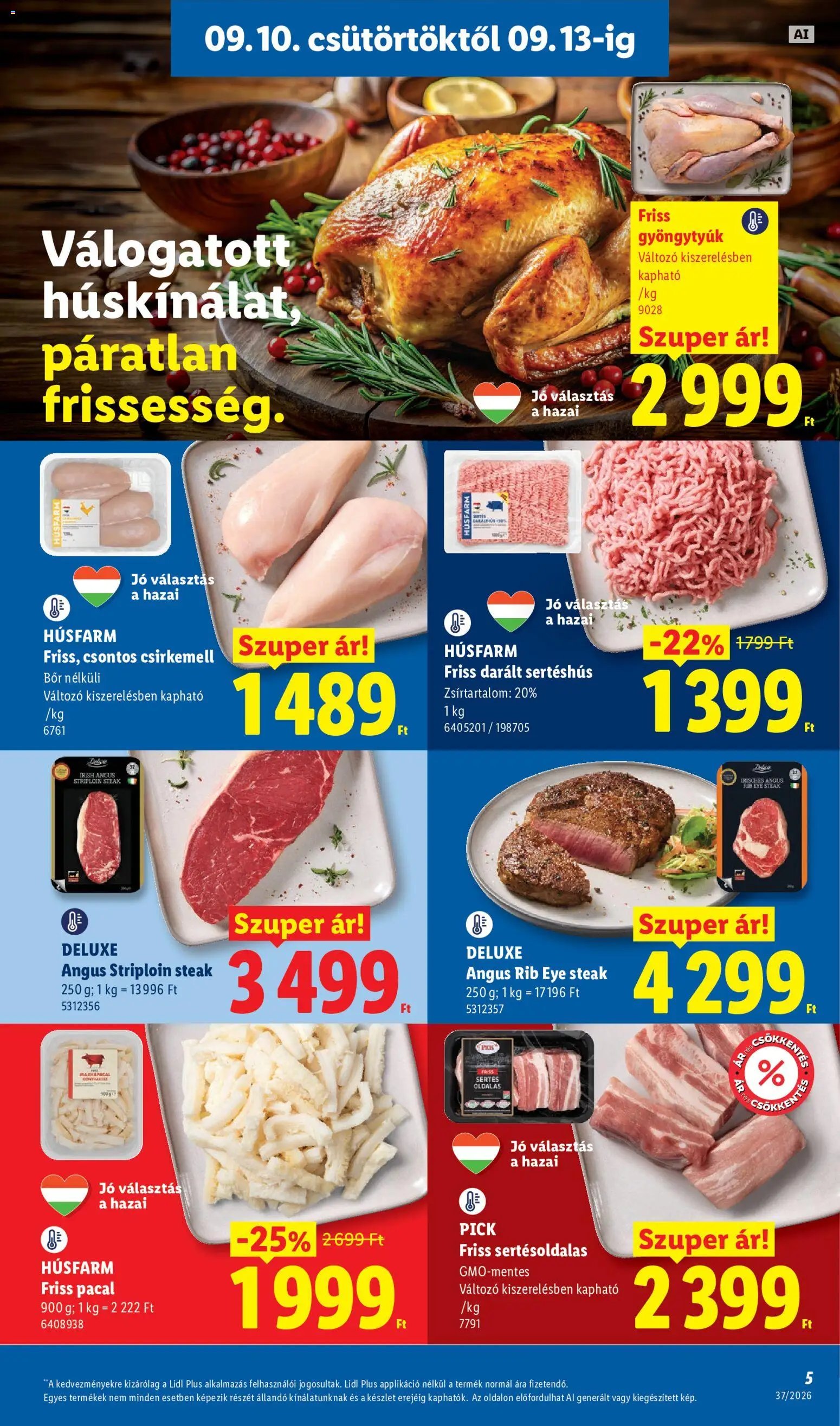 Lidl újság 2026.09.10. Lidl akciós újság