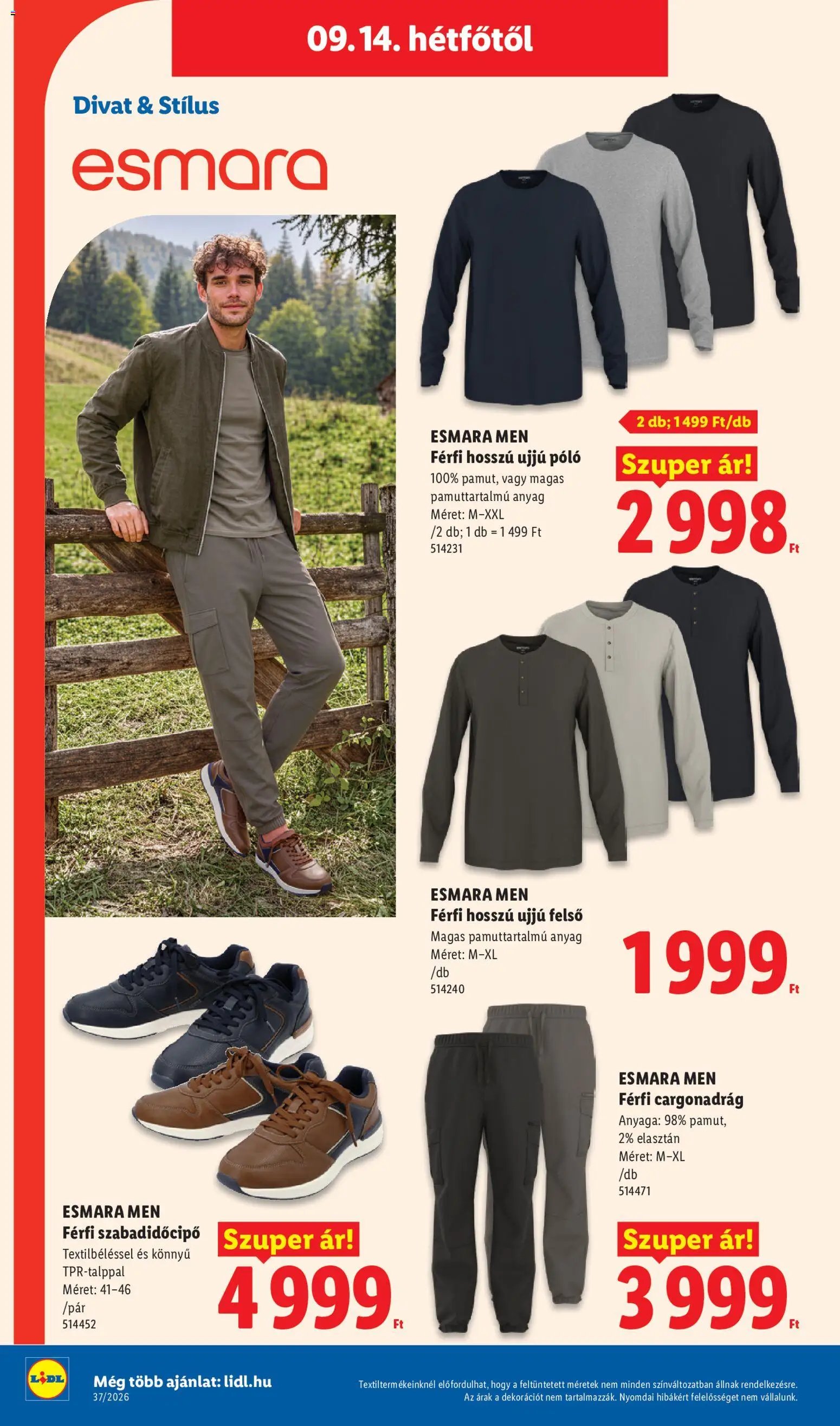 Lidl újság 2026.09.10. Lidl akciós újság