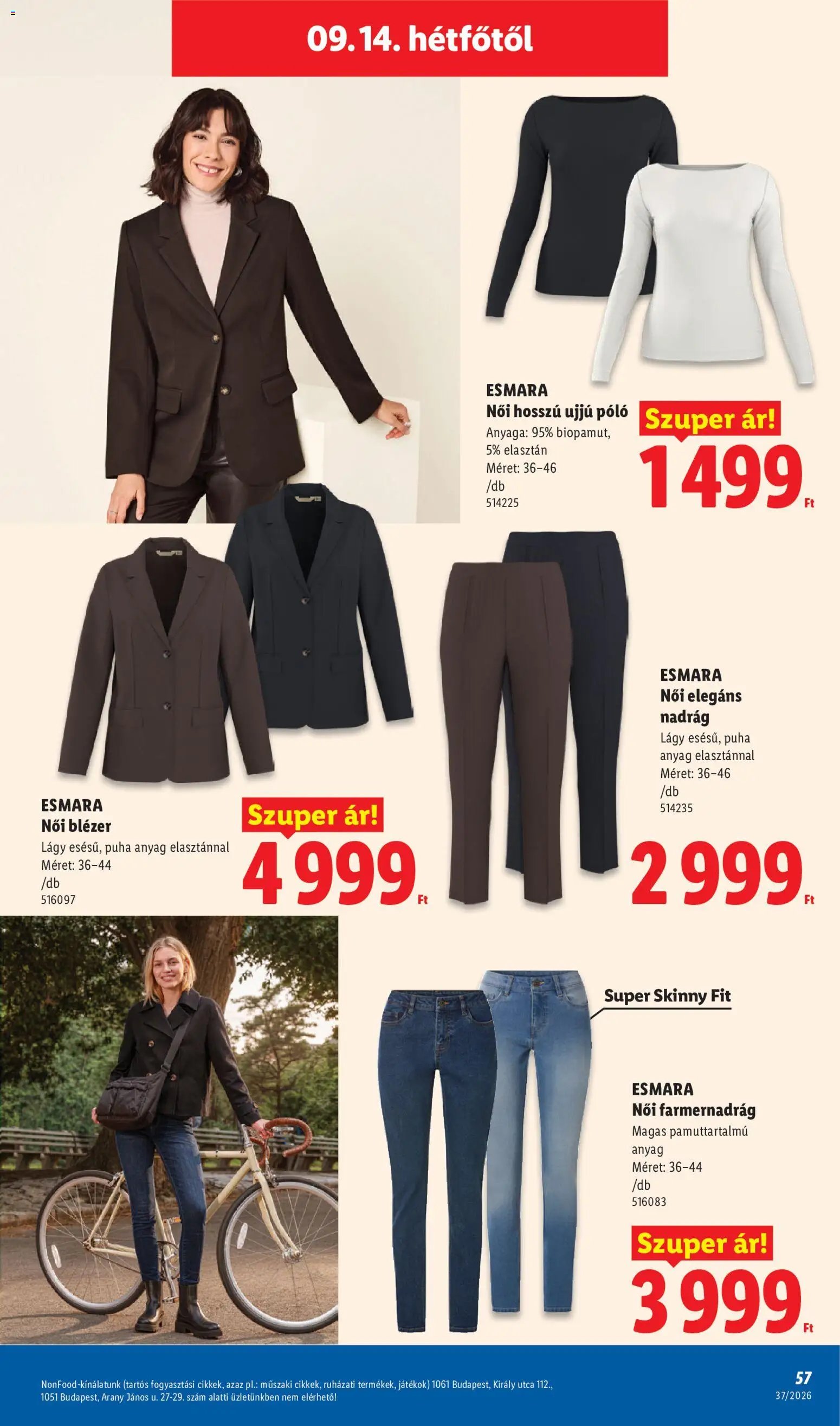 Lidl újság 2026.09.10. Lidl akciós újság