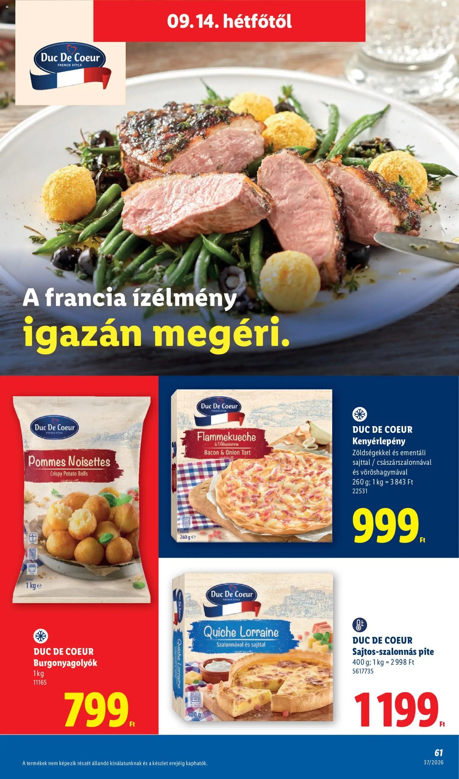 Lidl újság 2026.09.10. Lidl akciós újság