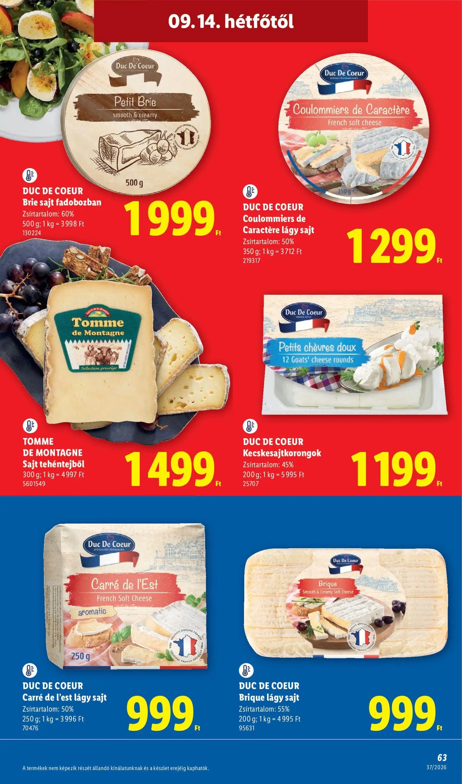 Lidl újság 2026.09.10. Lidl akciós újság