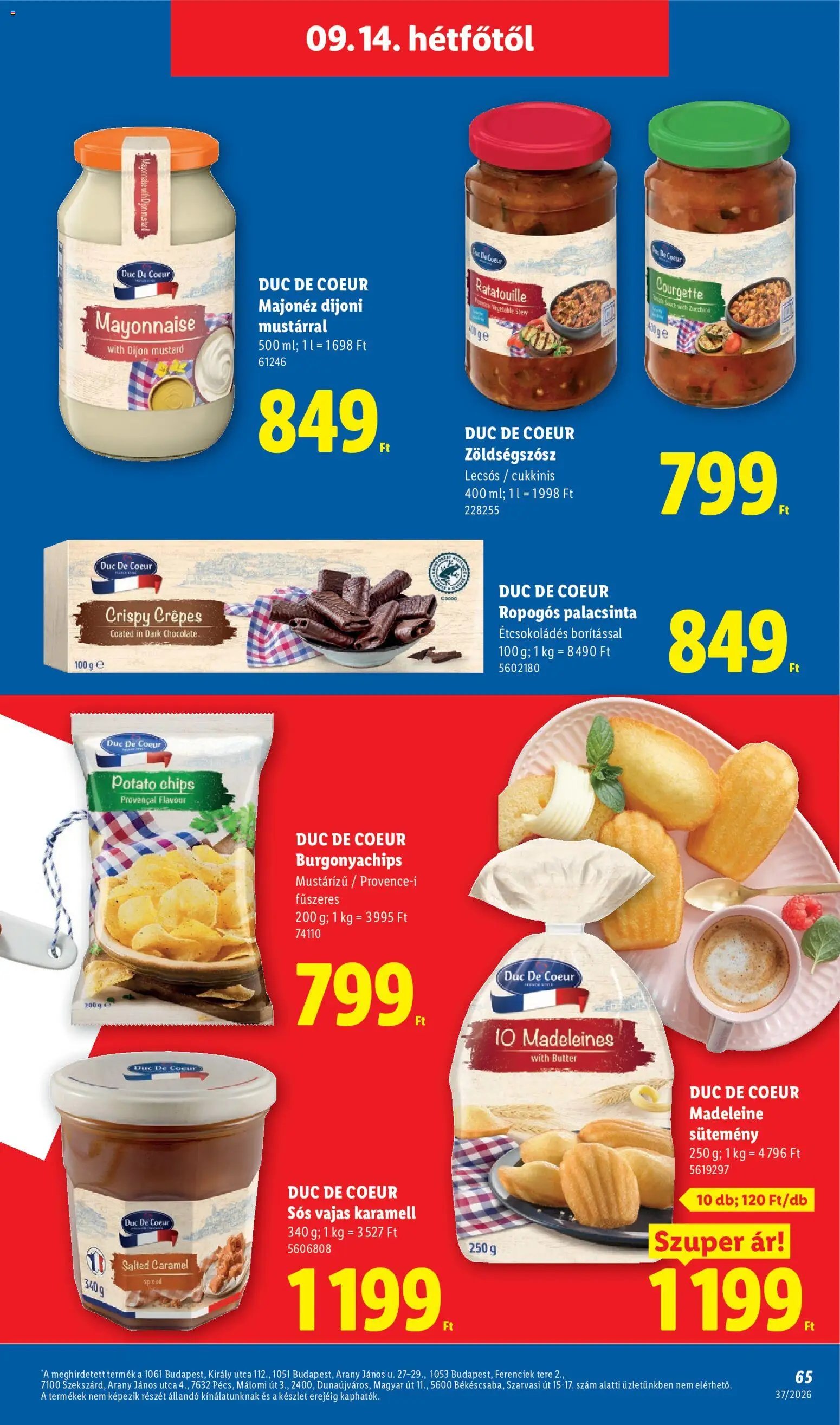 Lidl újság 2026.09.10. Lidl akciós újság