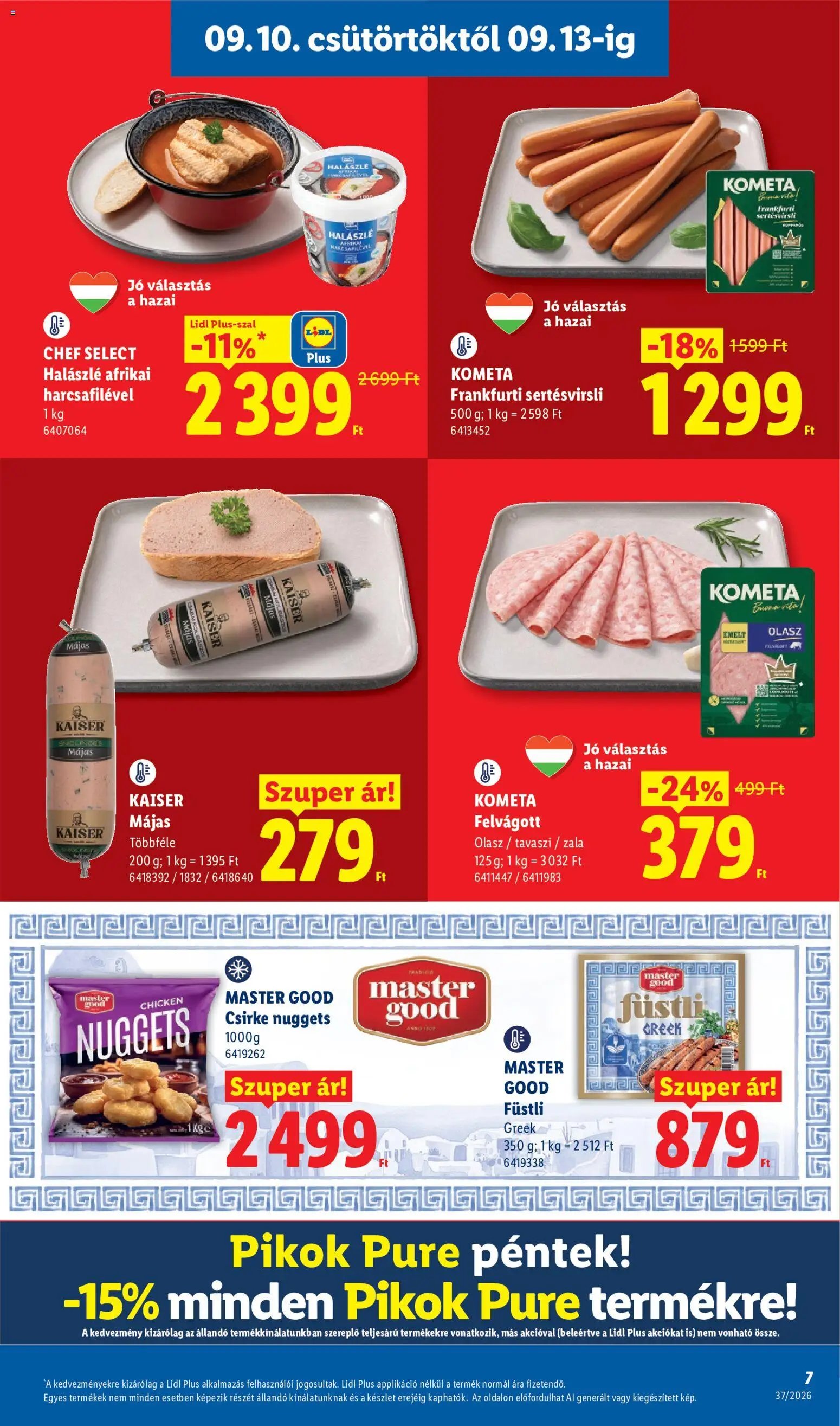Lidl újság 2026.09.10. Lidl akciós újság