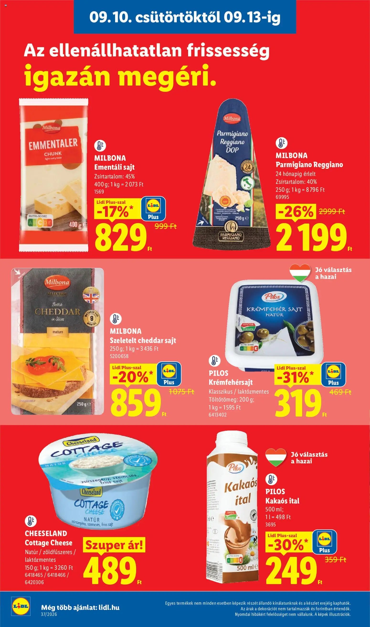 Lidl újság 2026.09.10. Lidl akciós újság