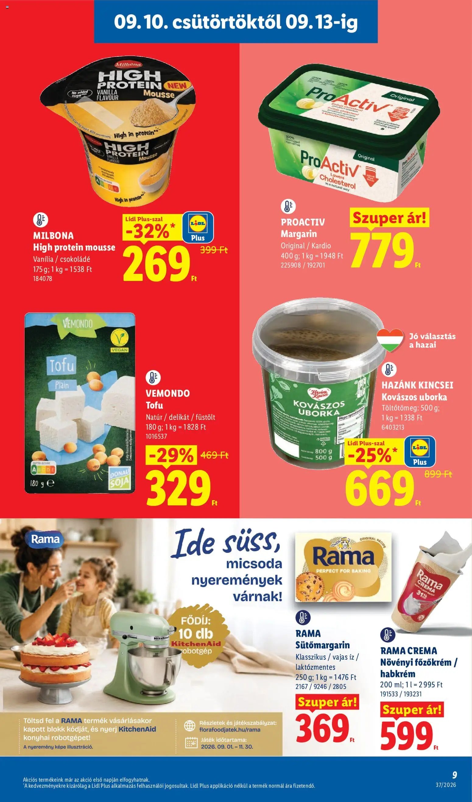 Lidl újság 2026.09.10. Lidl akciós újság