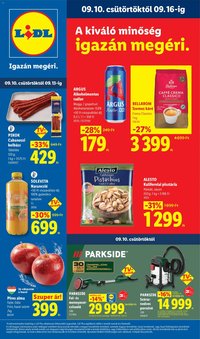 Lidl újság 2026.09.10. Lidl akciós újság
