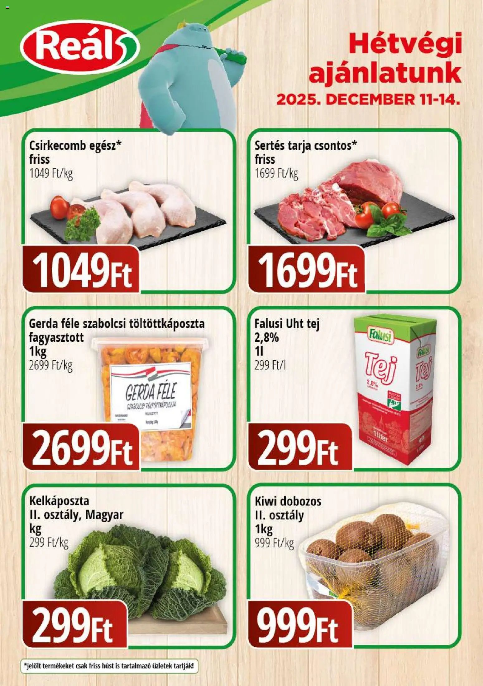Reál újság 2025.12.11. Bevásárló hétvége - Kisalföld (2025-12-11 - 2025-12-14)