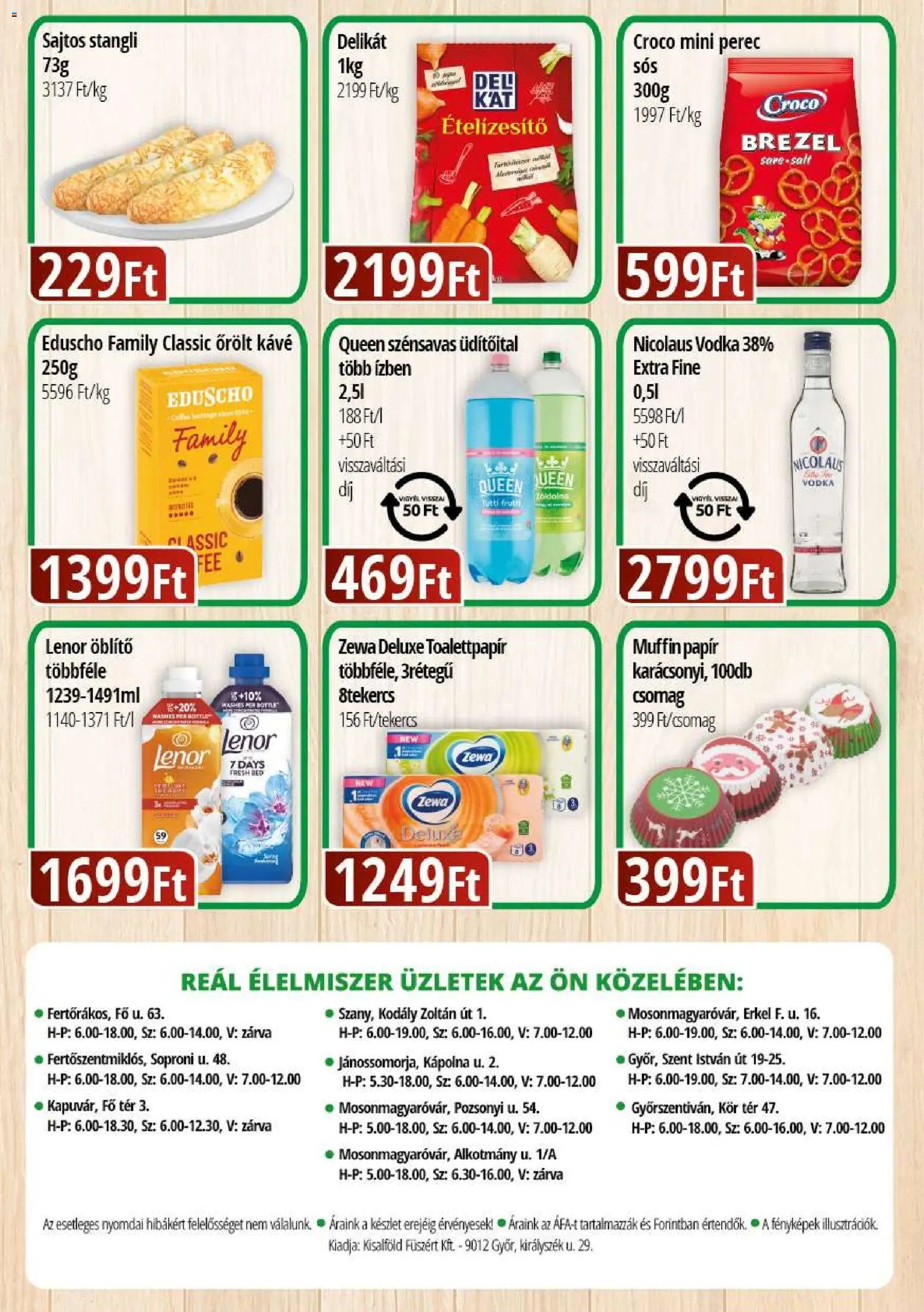 Reál újság 2025.12.11. Bevásárló hétvége - Kisalföld (2025-12-11 - 2025-12-14)