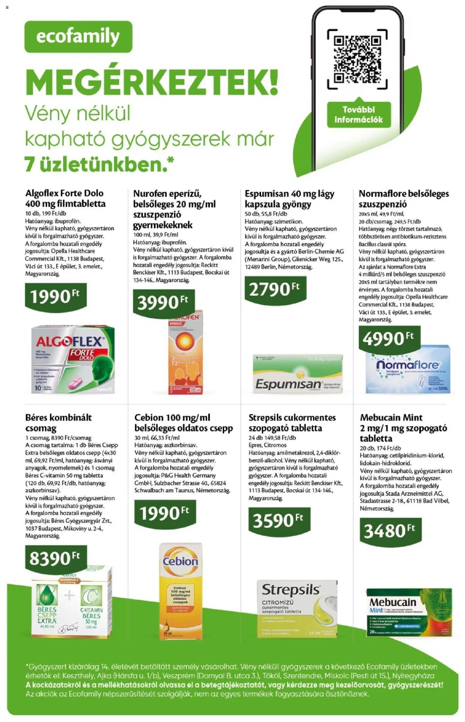 Ecofamily újság 2026.09.03. Ecofamily akciós újság