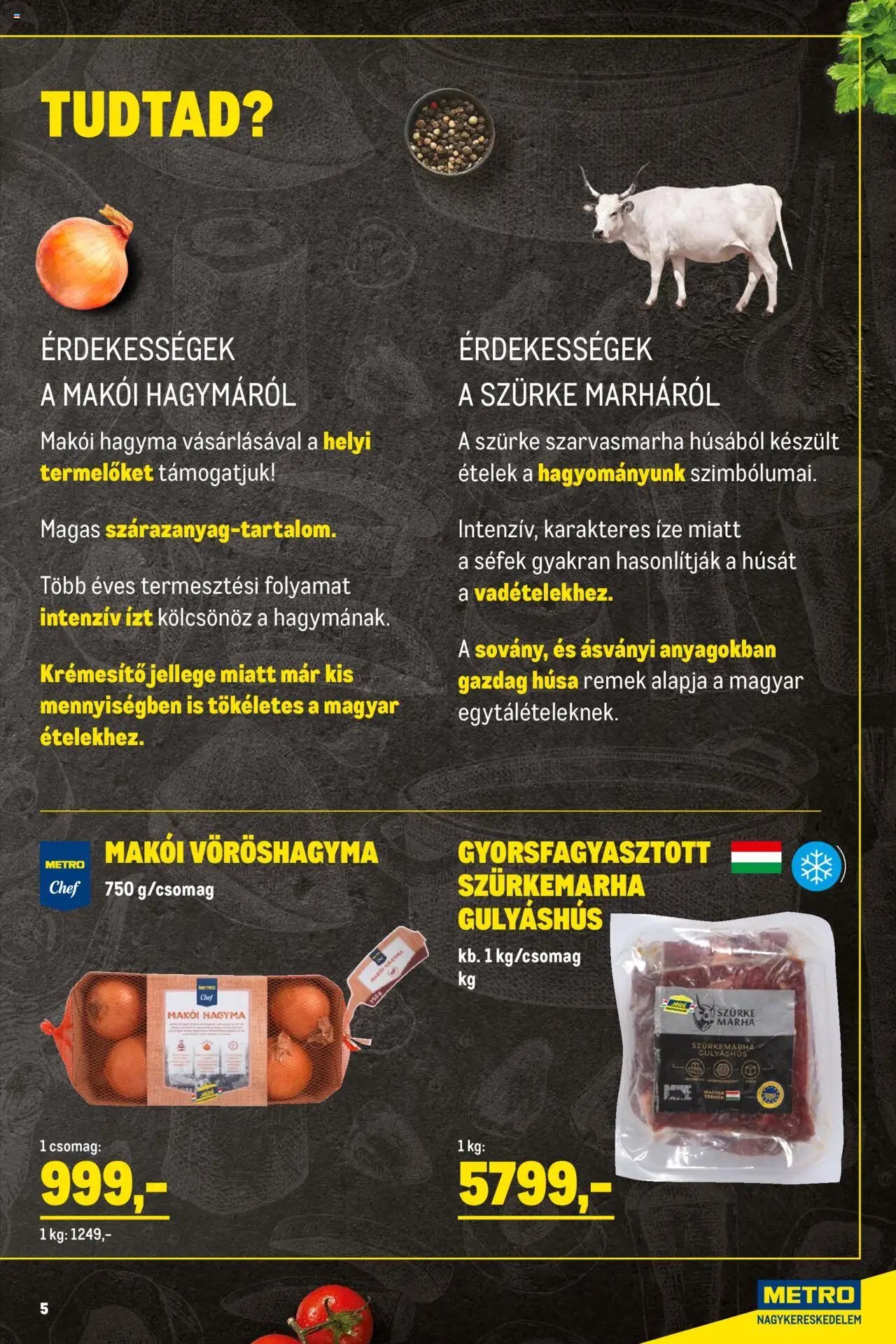 Metro újság 2025.10.01. Élelmiszer és Szezonális Ajánlataink! 2025/10 (2025-10-01 - 2025-10-31)