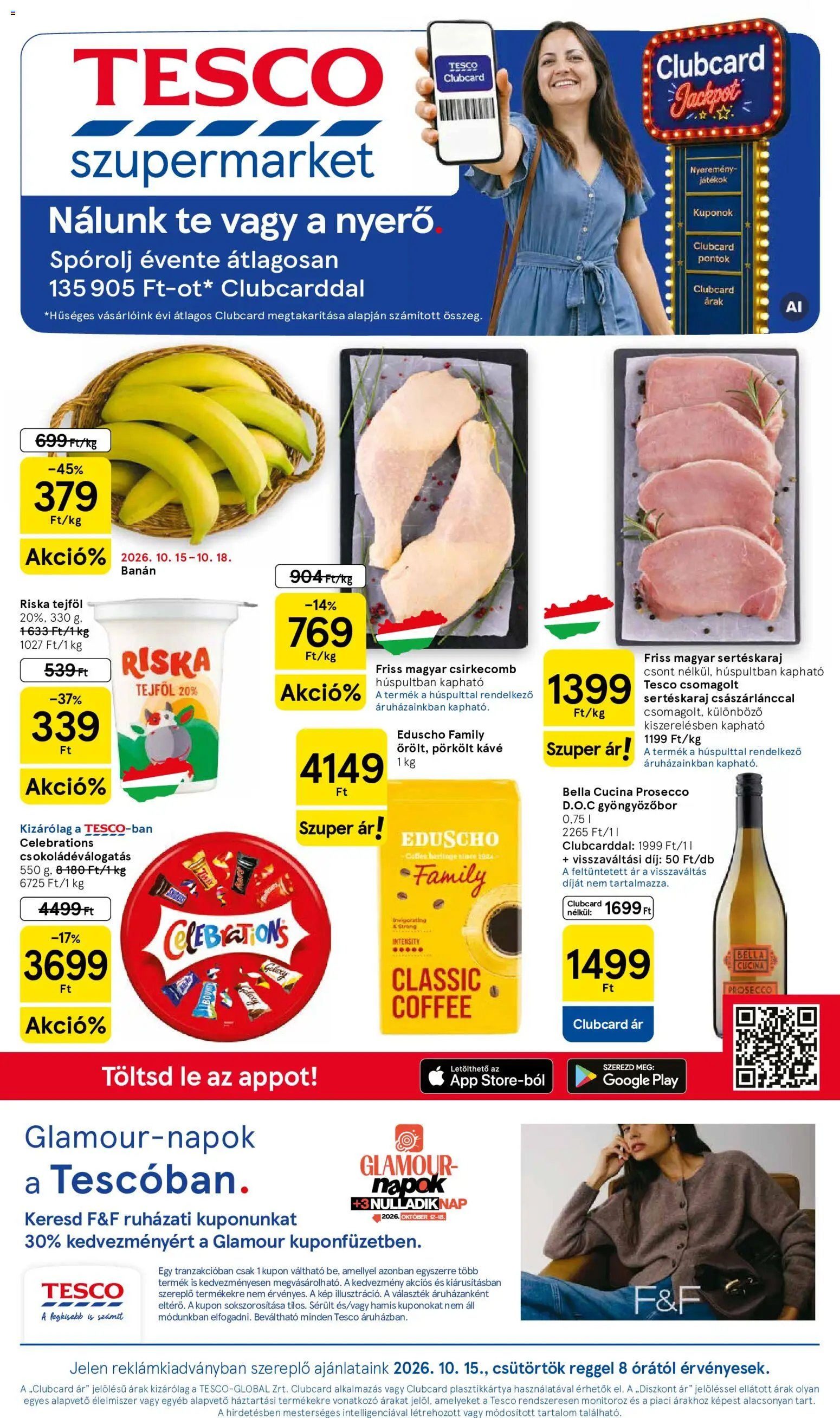 TESCO akciós újság új 2026.10.15. - szórólap online lapozható 