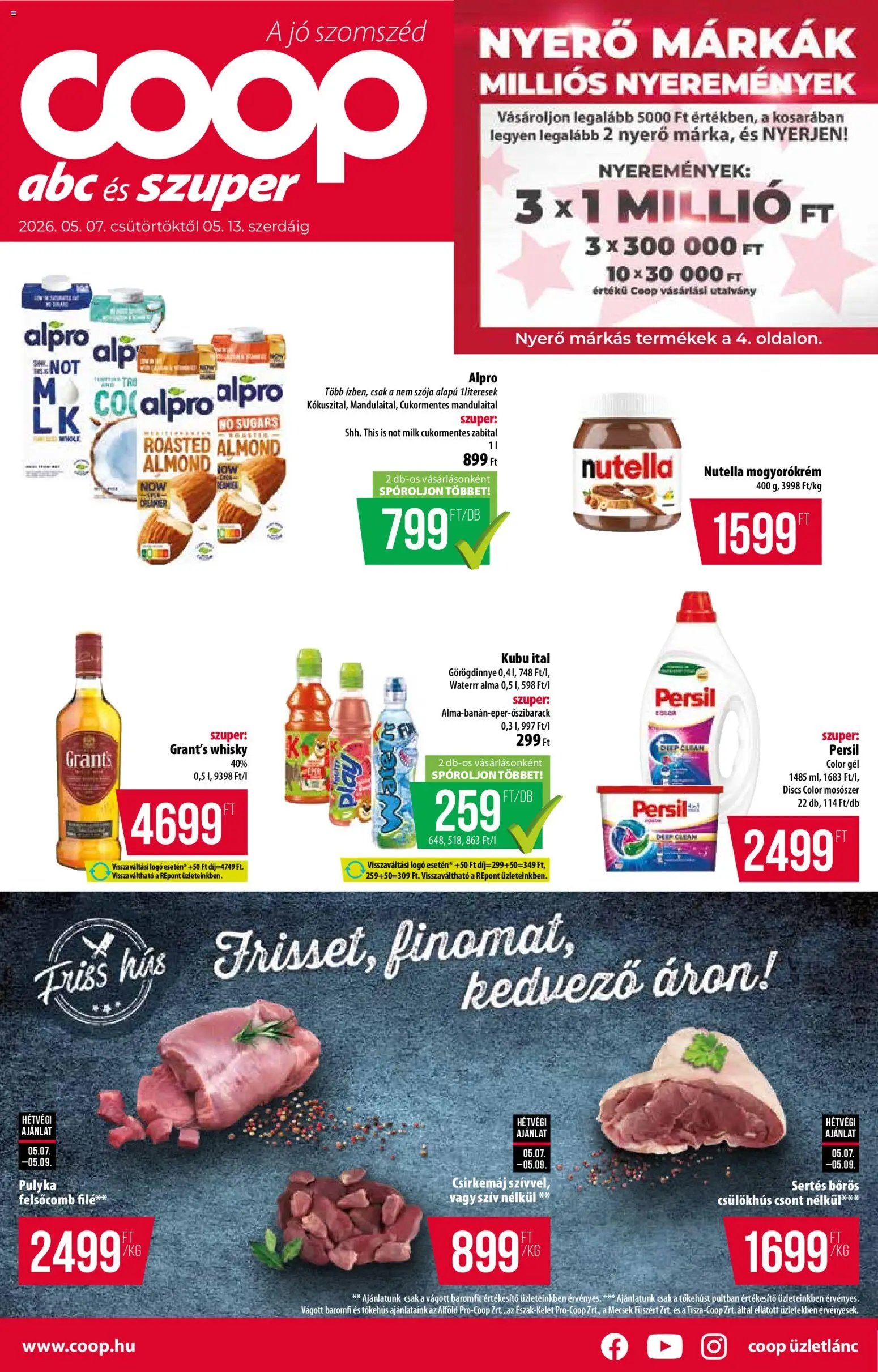 COOP újság 2026.05.07. COOP akciós újság (2026-05-07 - 2026-05-13)