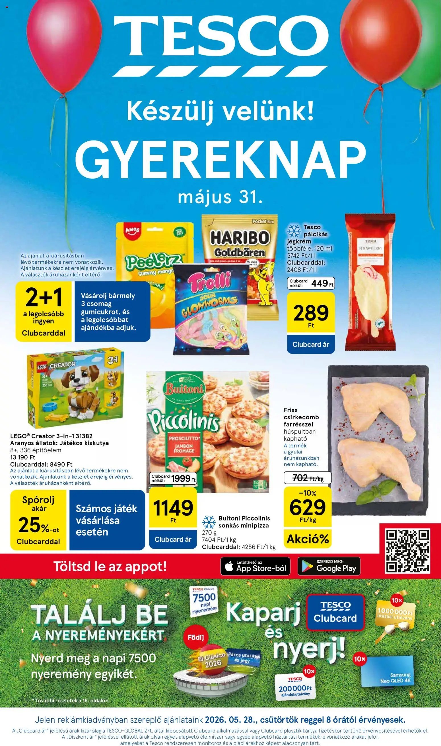 Tesco újság 2026.05.28. Tesco aktuális akciós újság (2026-05-28 - 2026-06-03)
