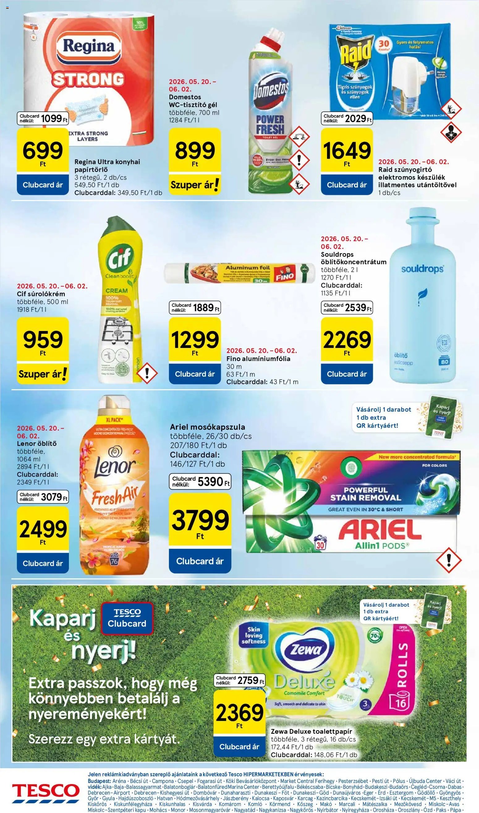 Tesco újság 2026.05.28. Tesco aktuális akciós újság (2026-05-28 - 2026-06-03)