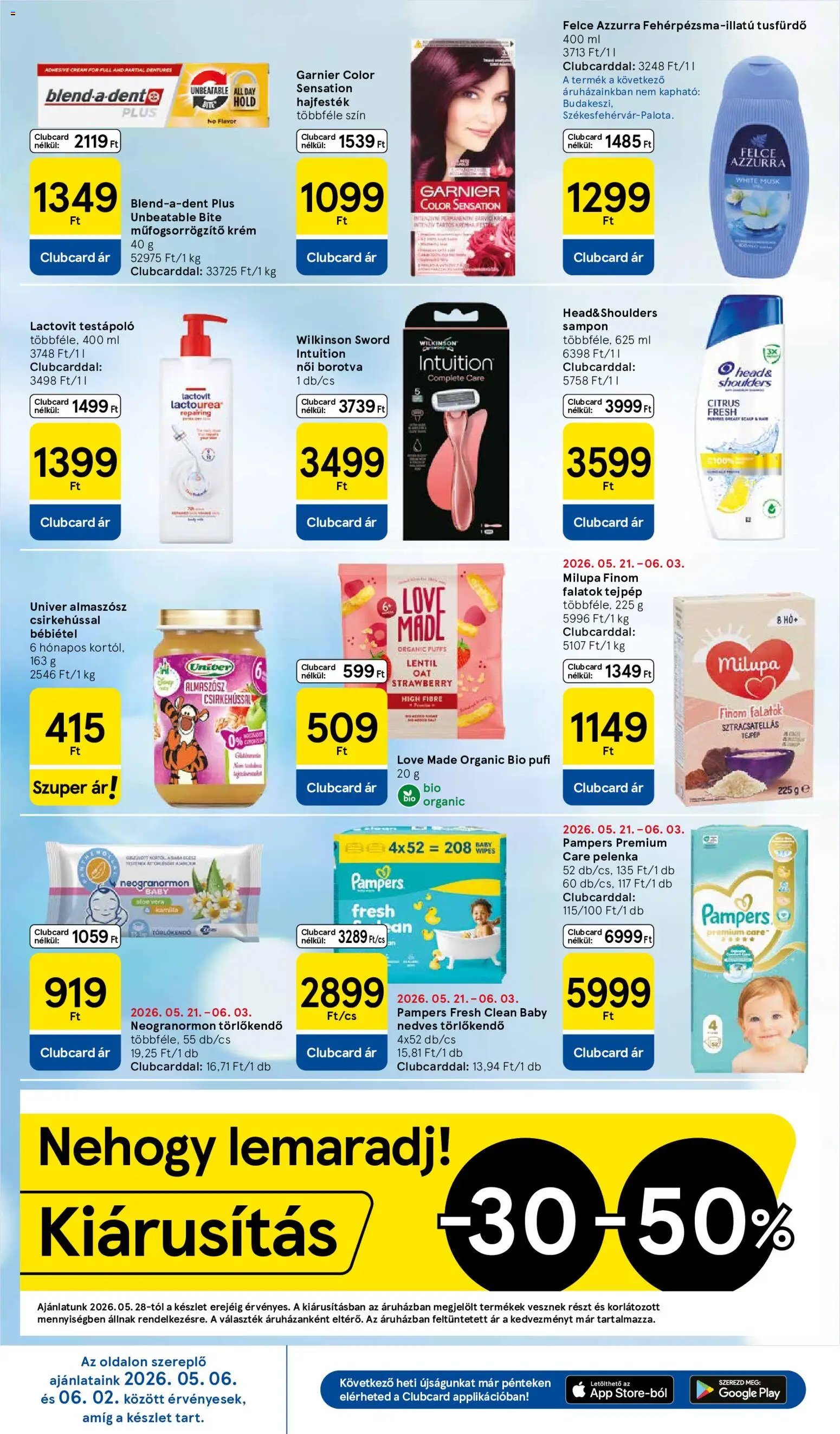 Tesco újság 2026.05.28. Tesco aktuális akciós újság (2026-05-28 - 2026-06-03)