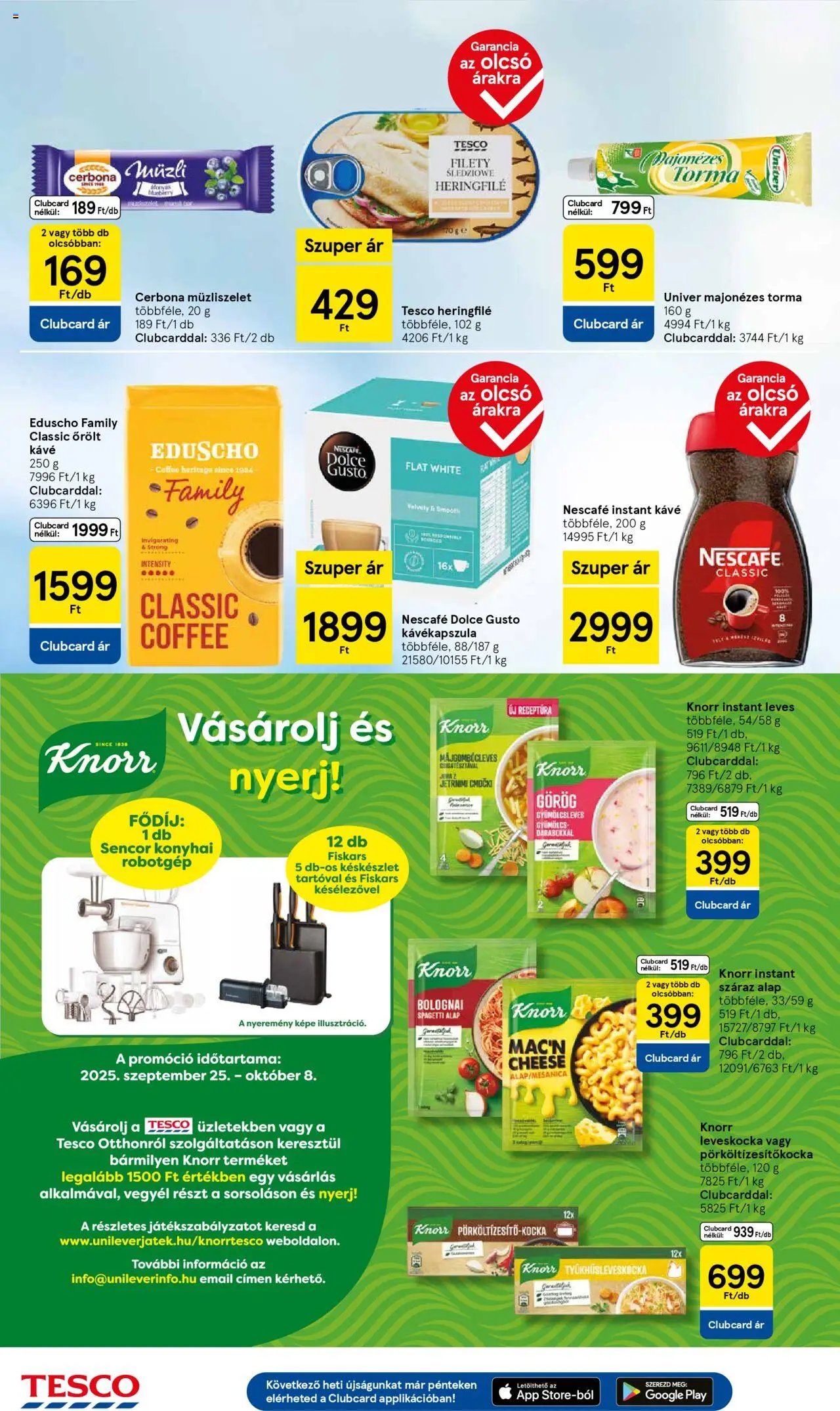 Tesco újság 2025.09.25. Akciós újság Tesco (2025-09-25 - 2025-10-01)