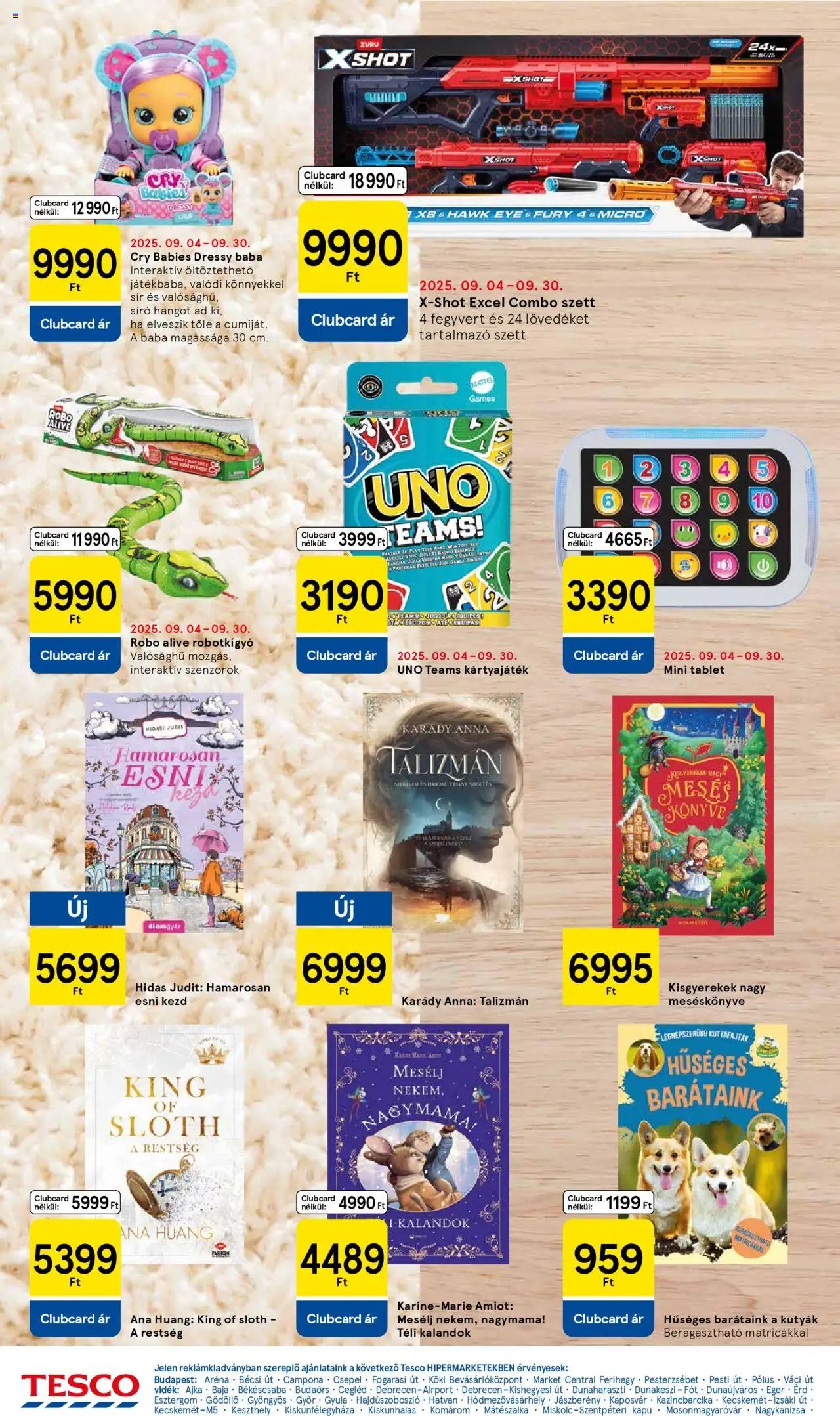Tesco újság 2025.09.25. Akciós újság Tesco (2025-09-25 - 2025-10-01)