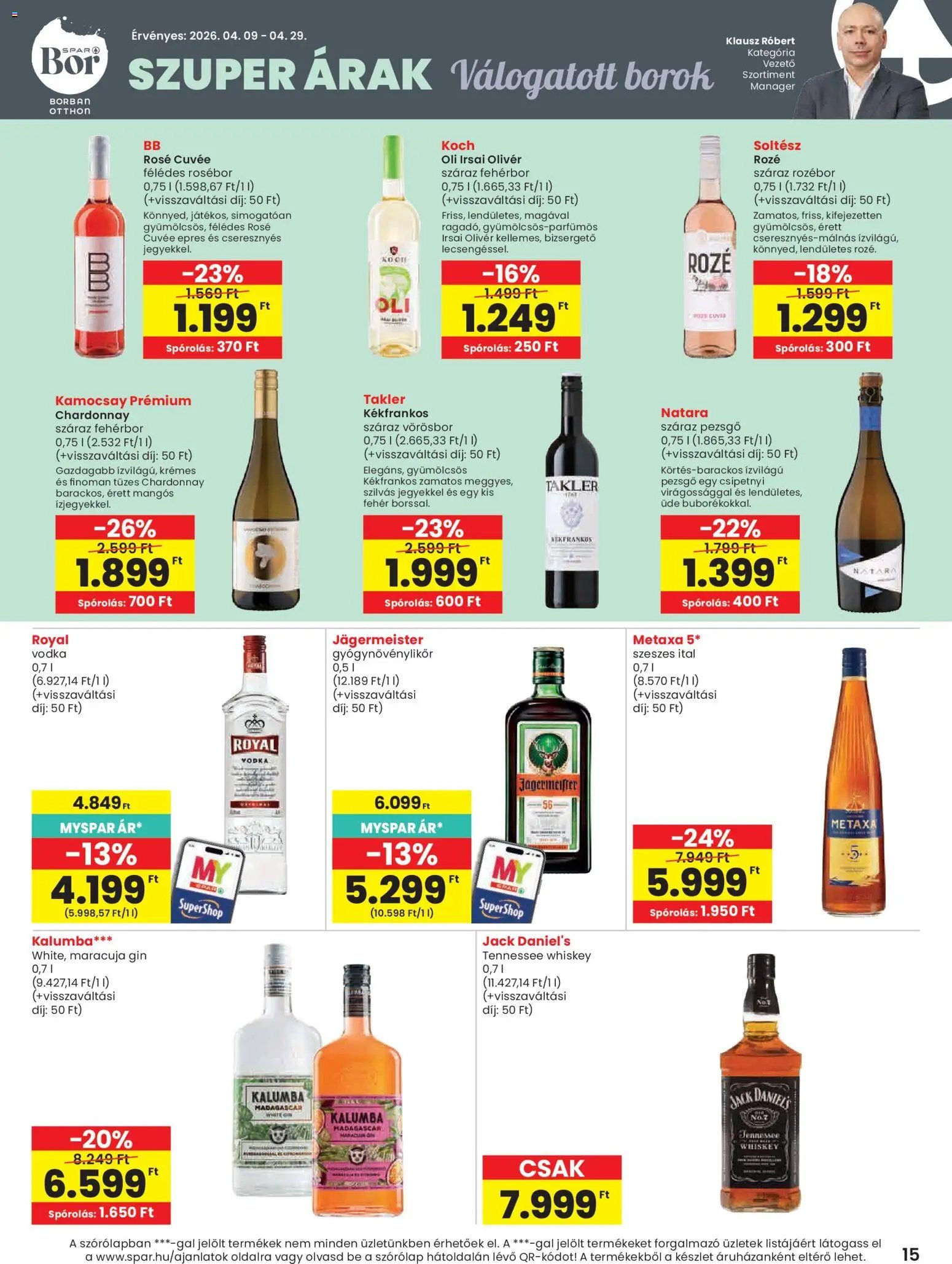 Spar újság 2026.04.09. Spar akciós újság (2026-04-09 - 2026-04-15)