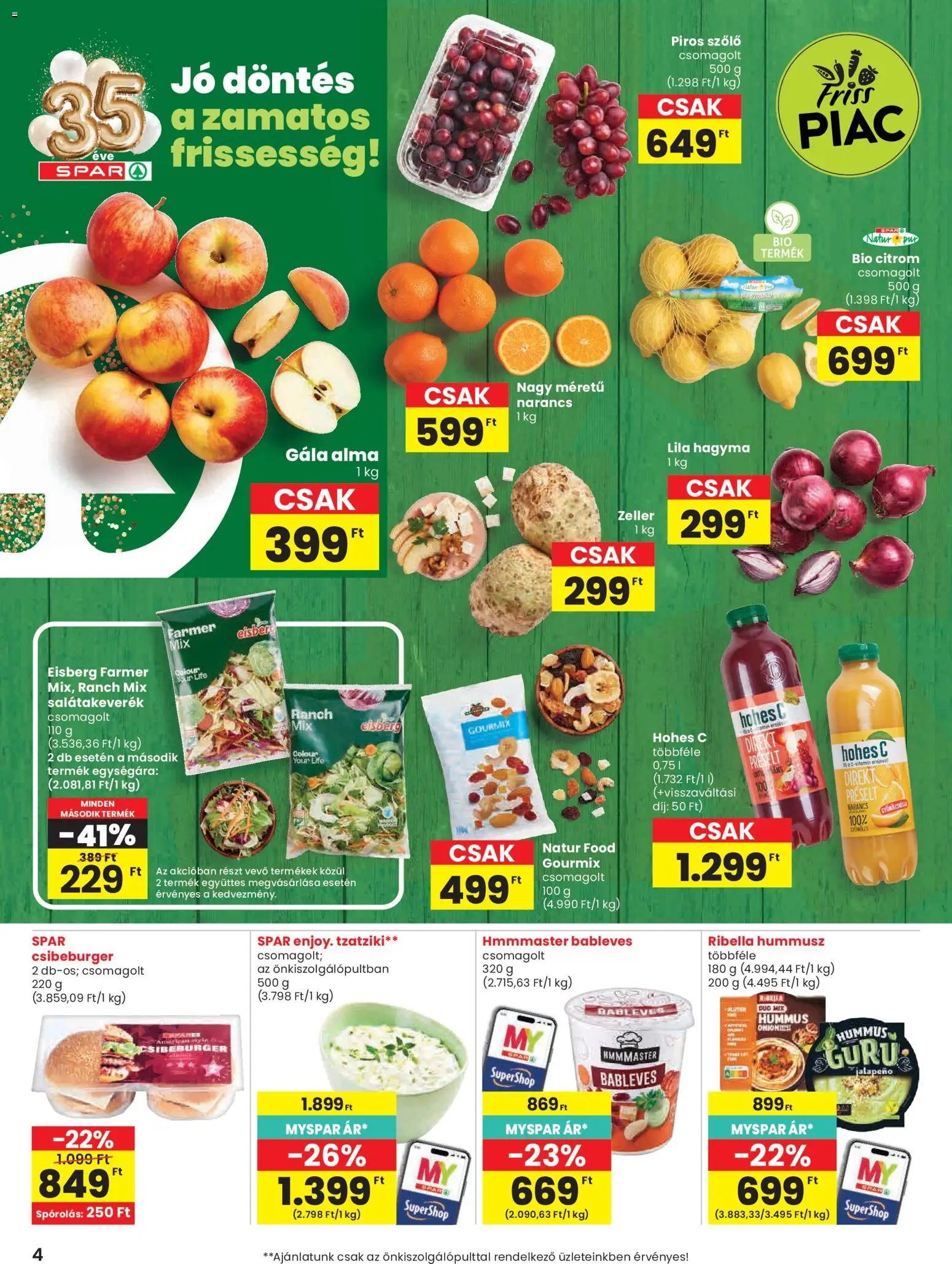 Spar újság 2026.04.09. Spar akciós újság (2026-04-09 - 2026-04-15)